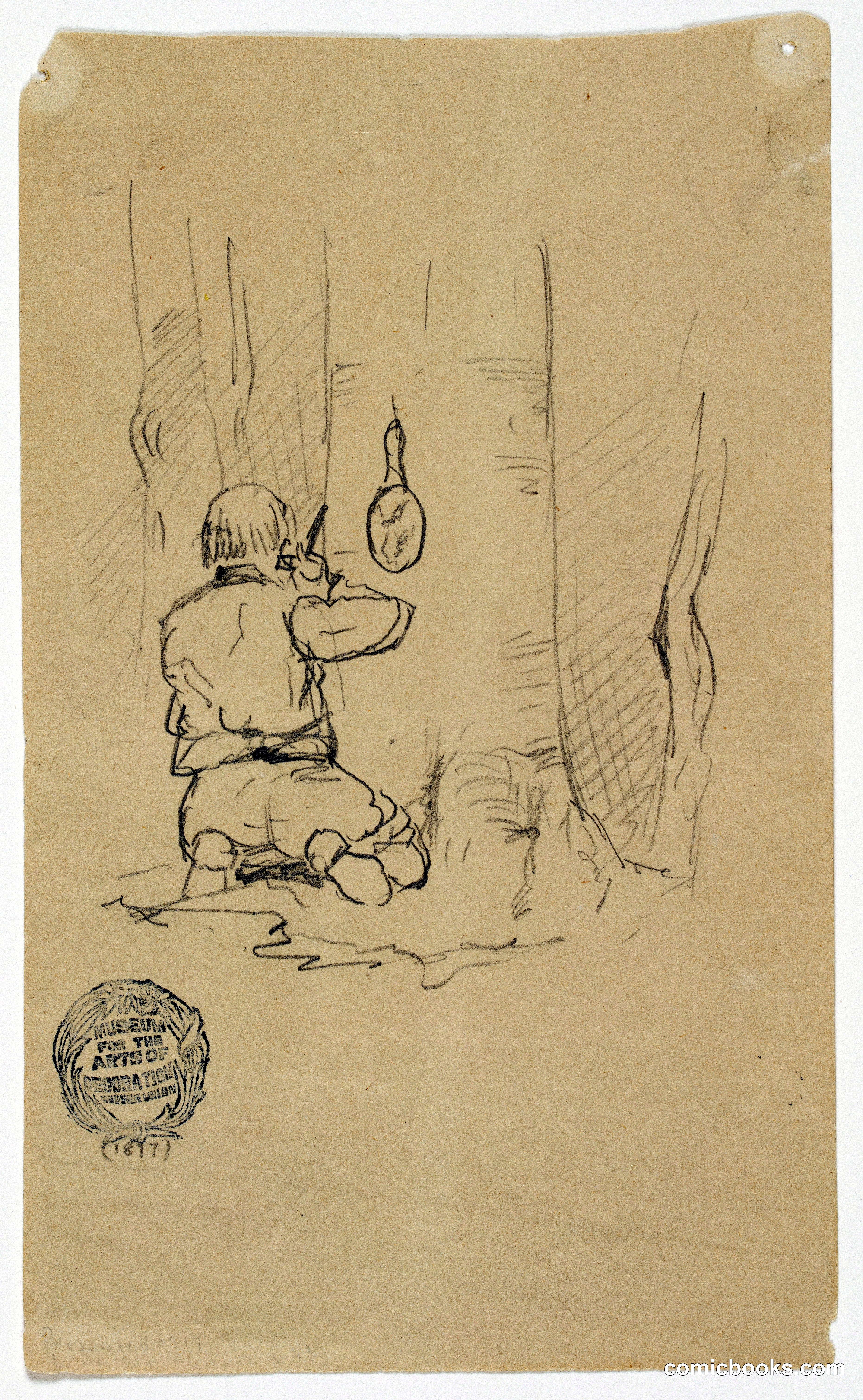 Man Shaving, Lake Millinocket, Maine