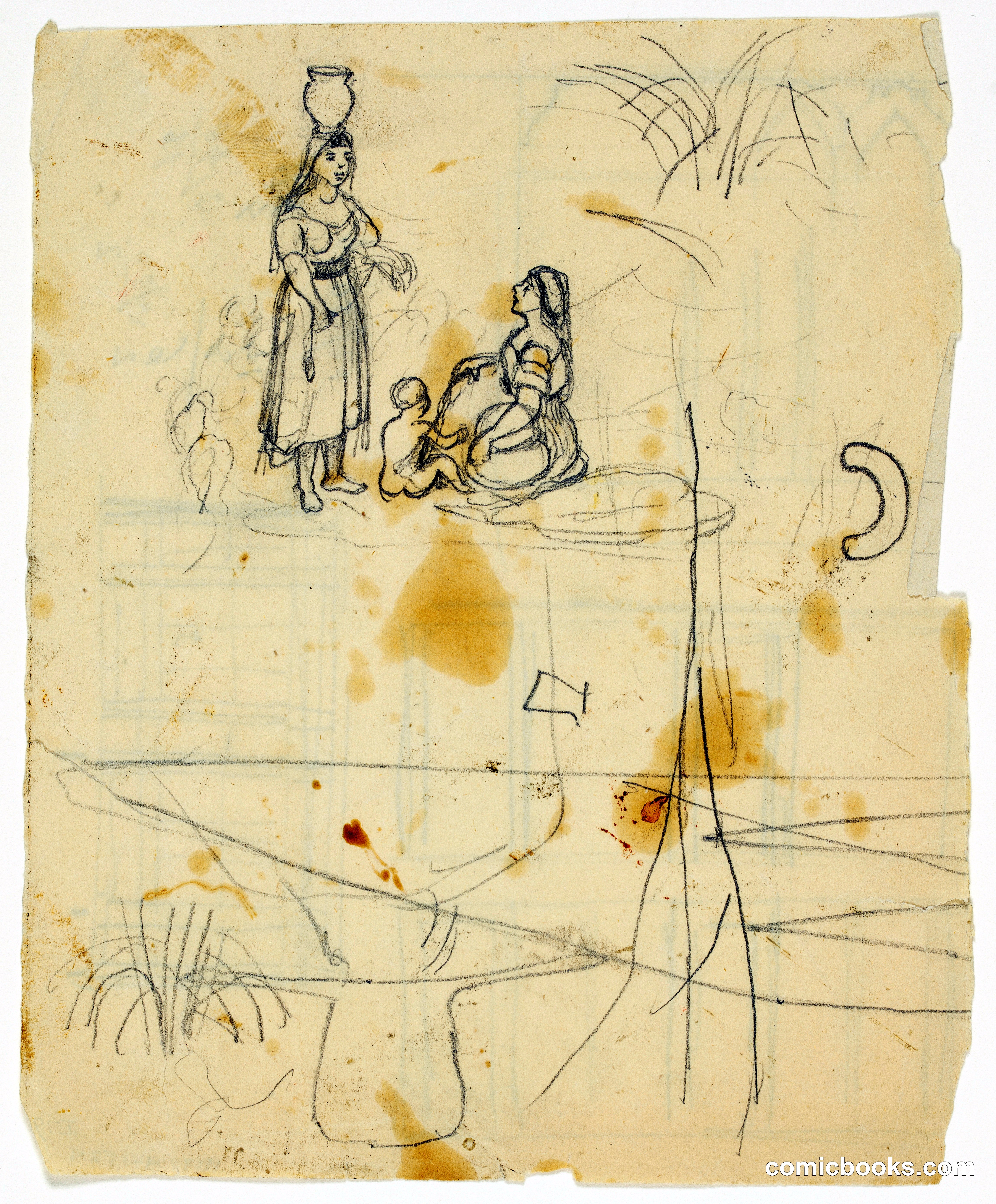 Figure Sketches, Colombia or Ecuador