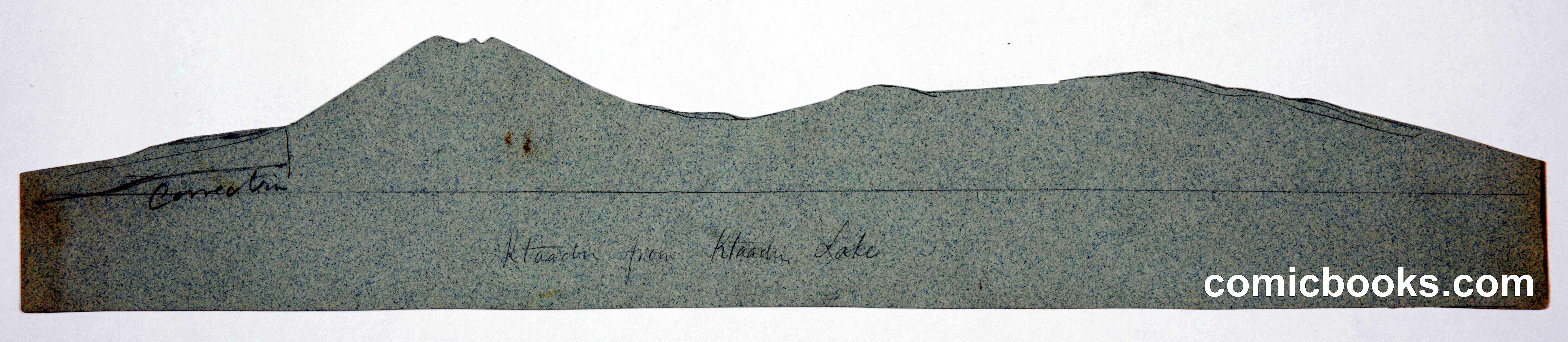 Mountain Study: Katahdin Lake, Maine