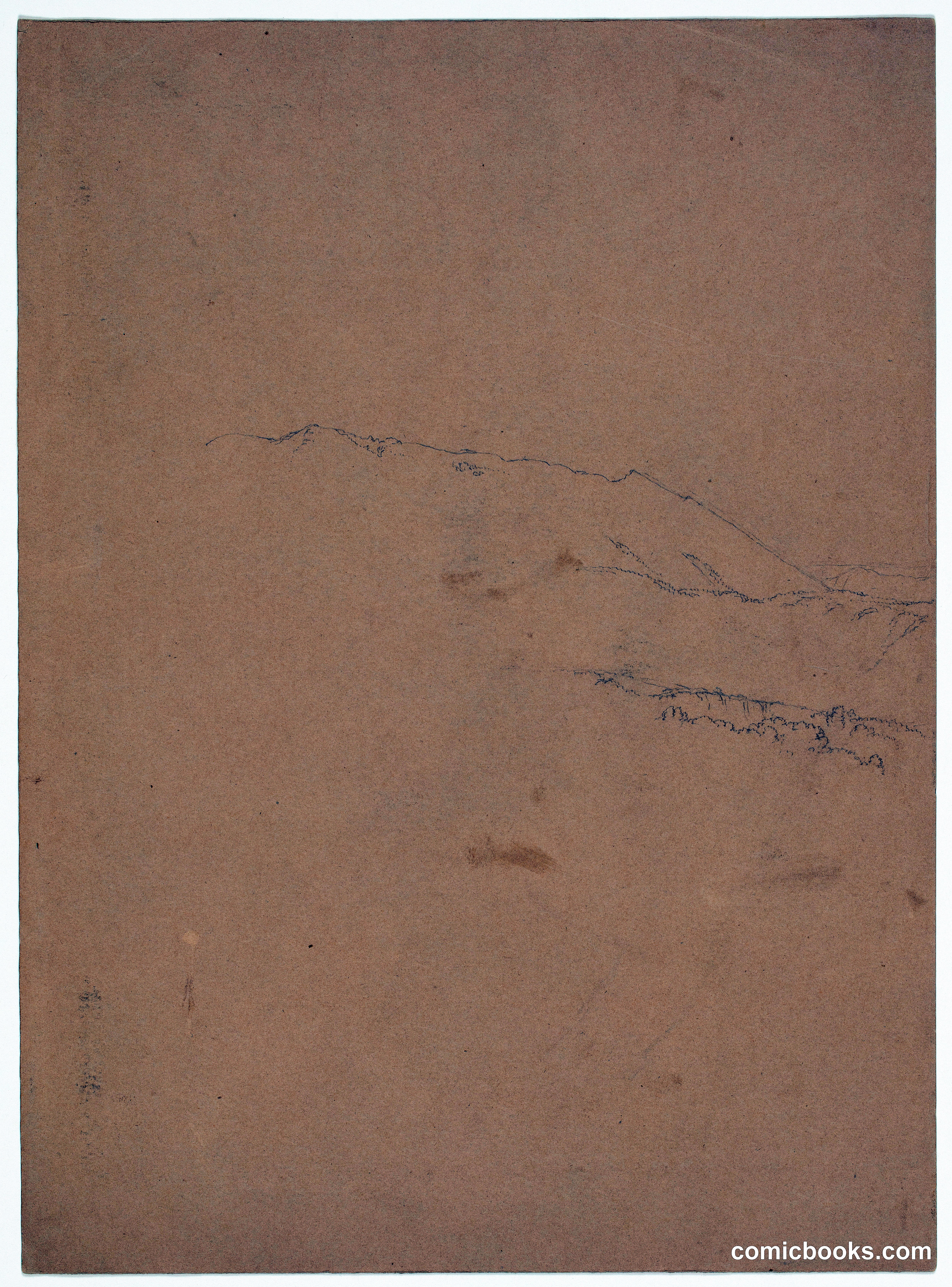 Panorama Fragment of a Mountainous Landscape