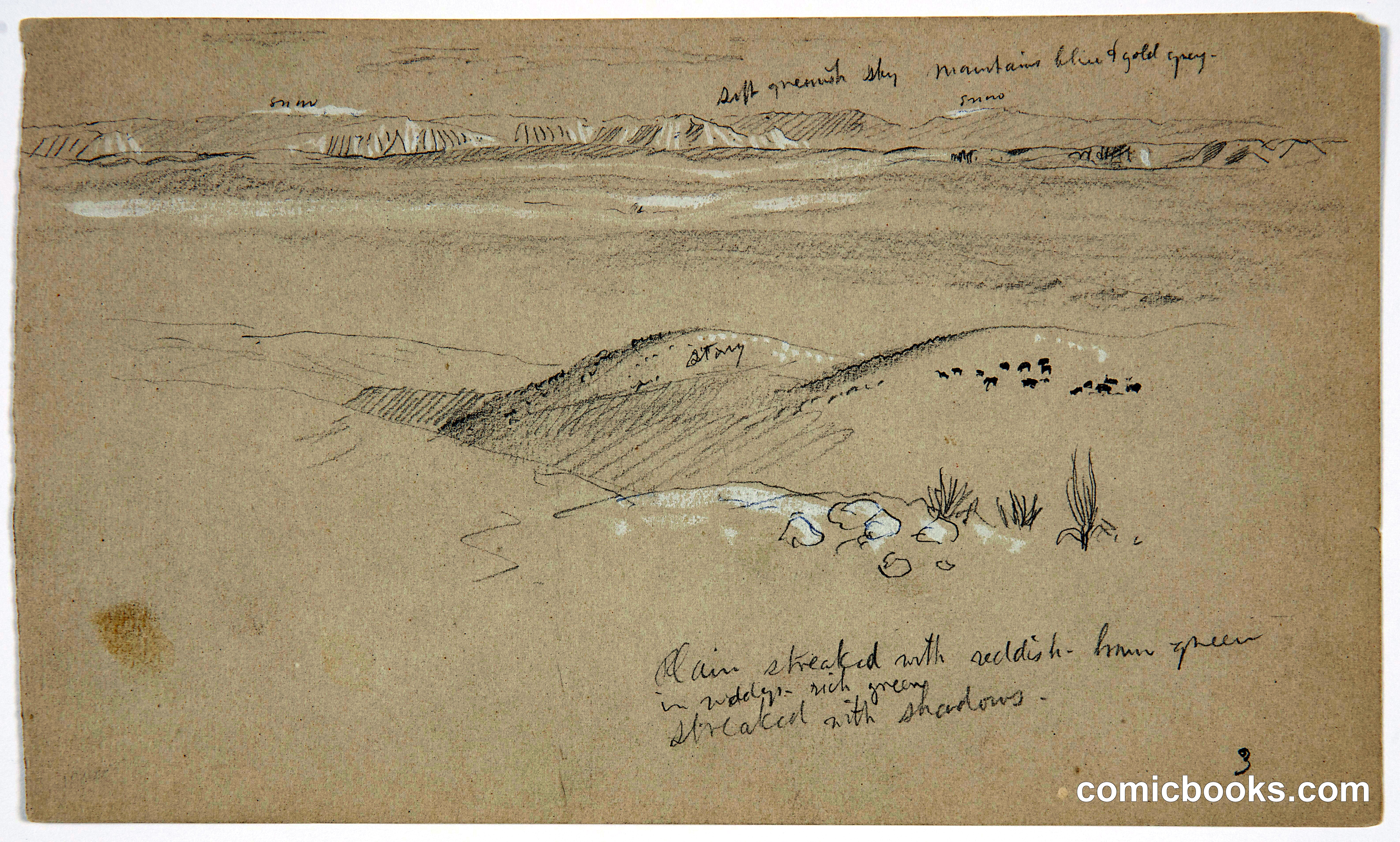 View Across the Hills and Plains of Arabah, Palestine (Israel)