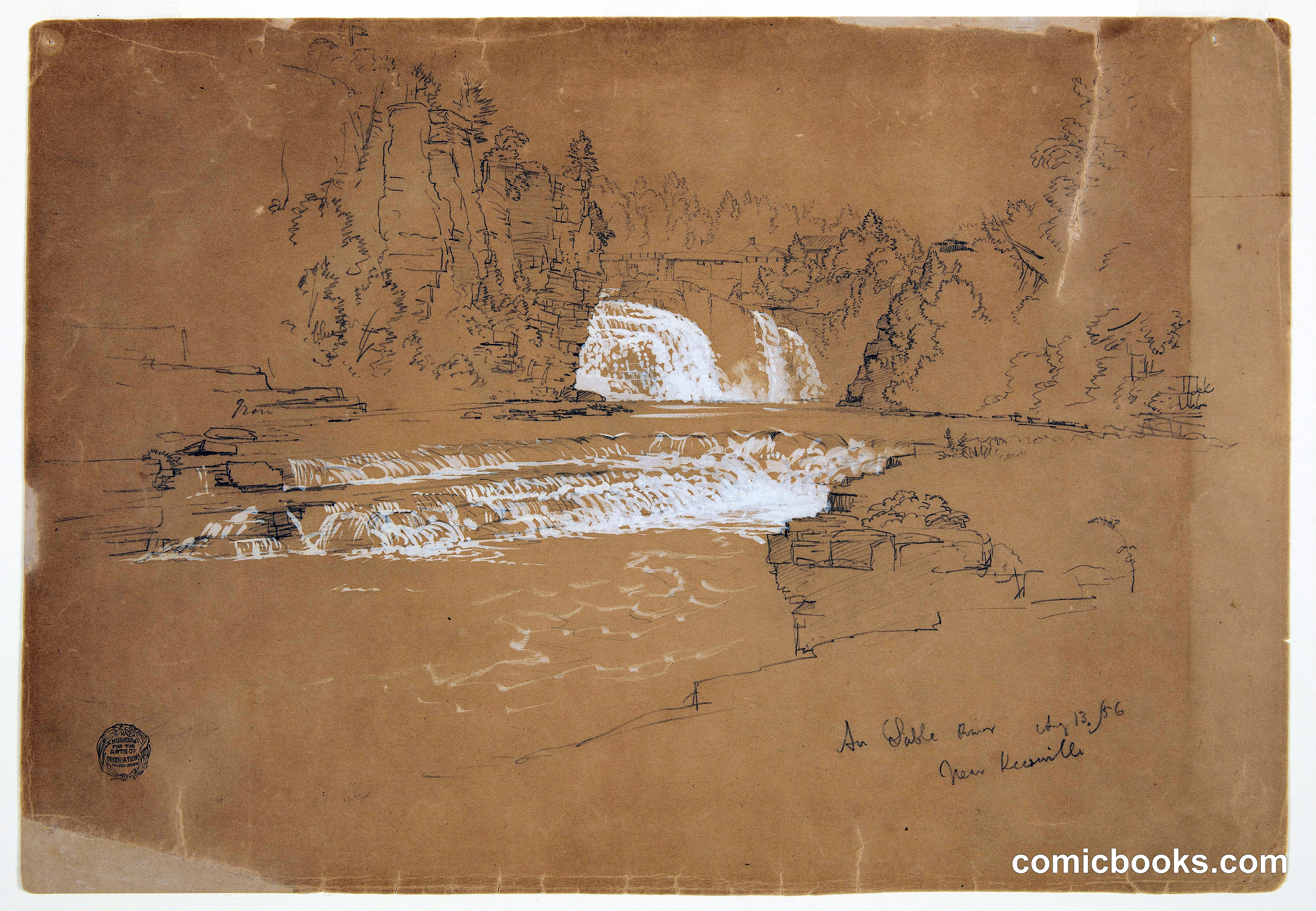 Cascades of the Ausable River, near Keeseville, New York