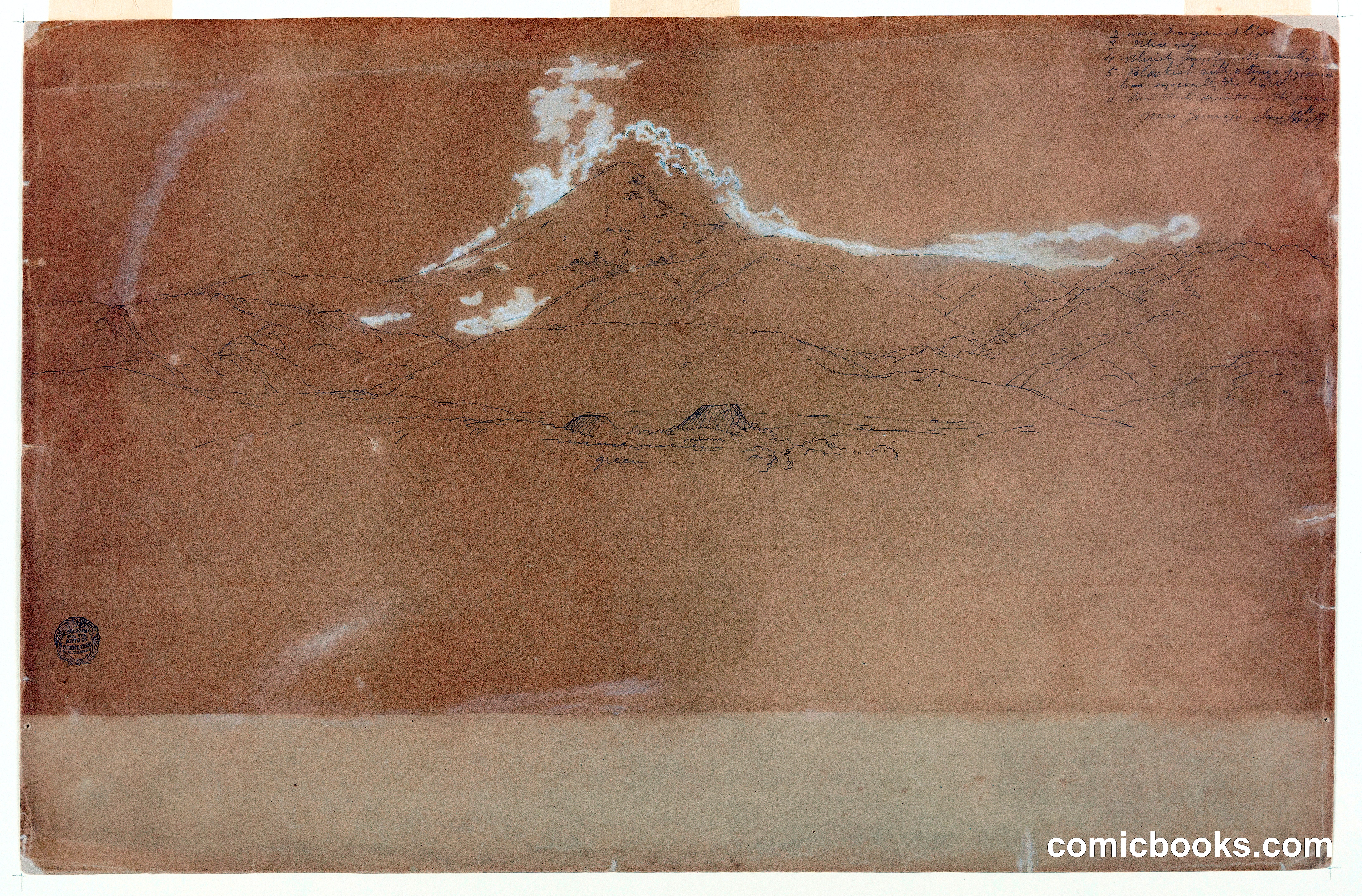 Chimborazo, Viewed from Guanujo, Ecuador