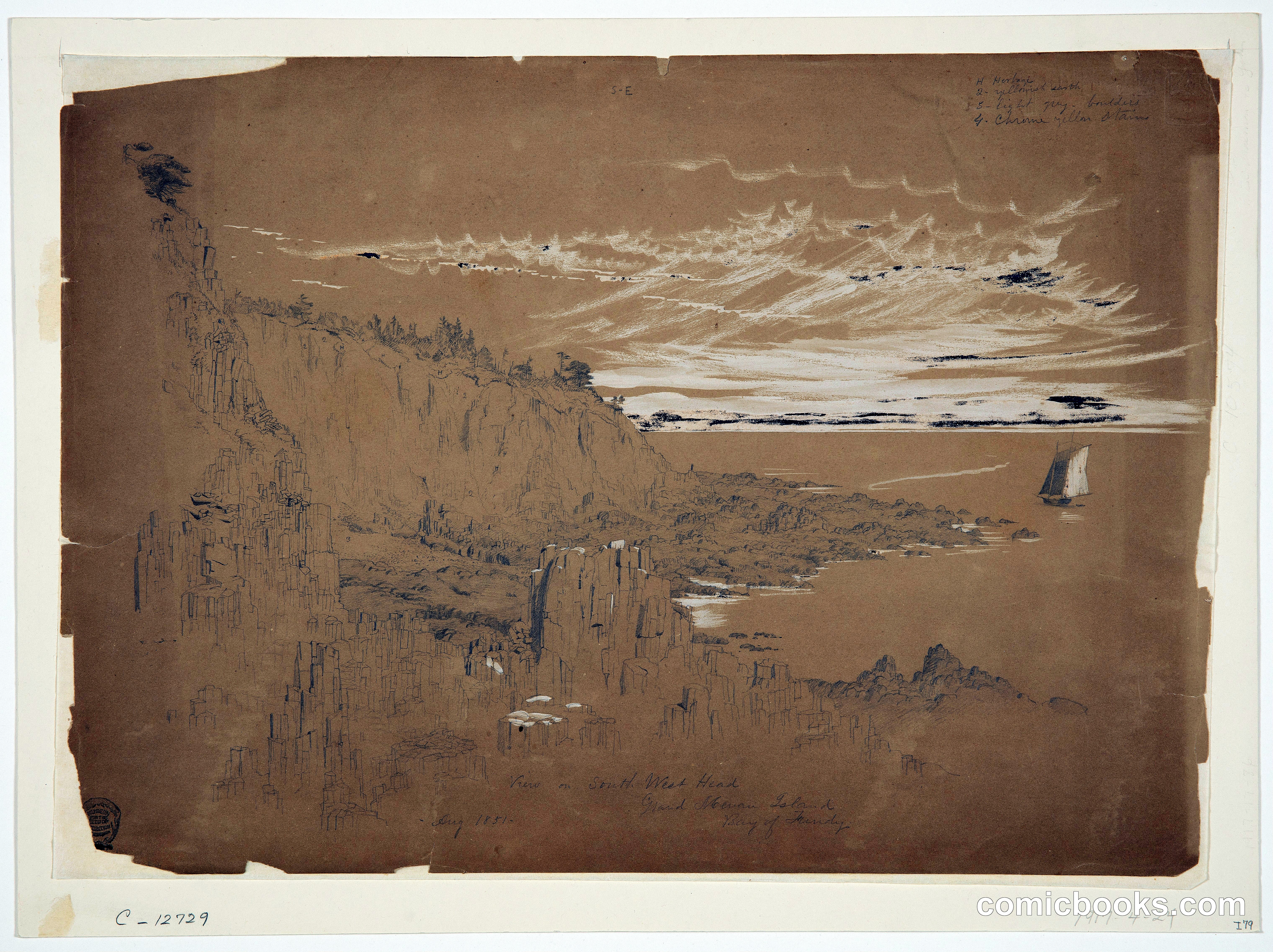 View on Southwest Head, Grand Manan Island, Canada