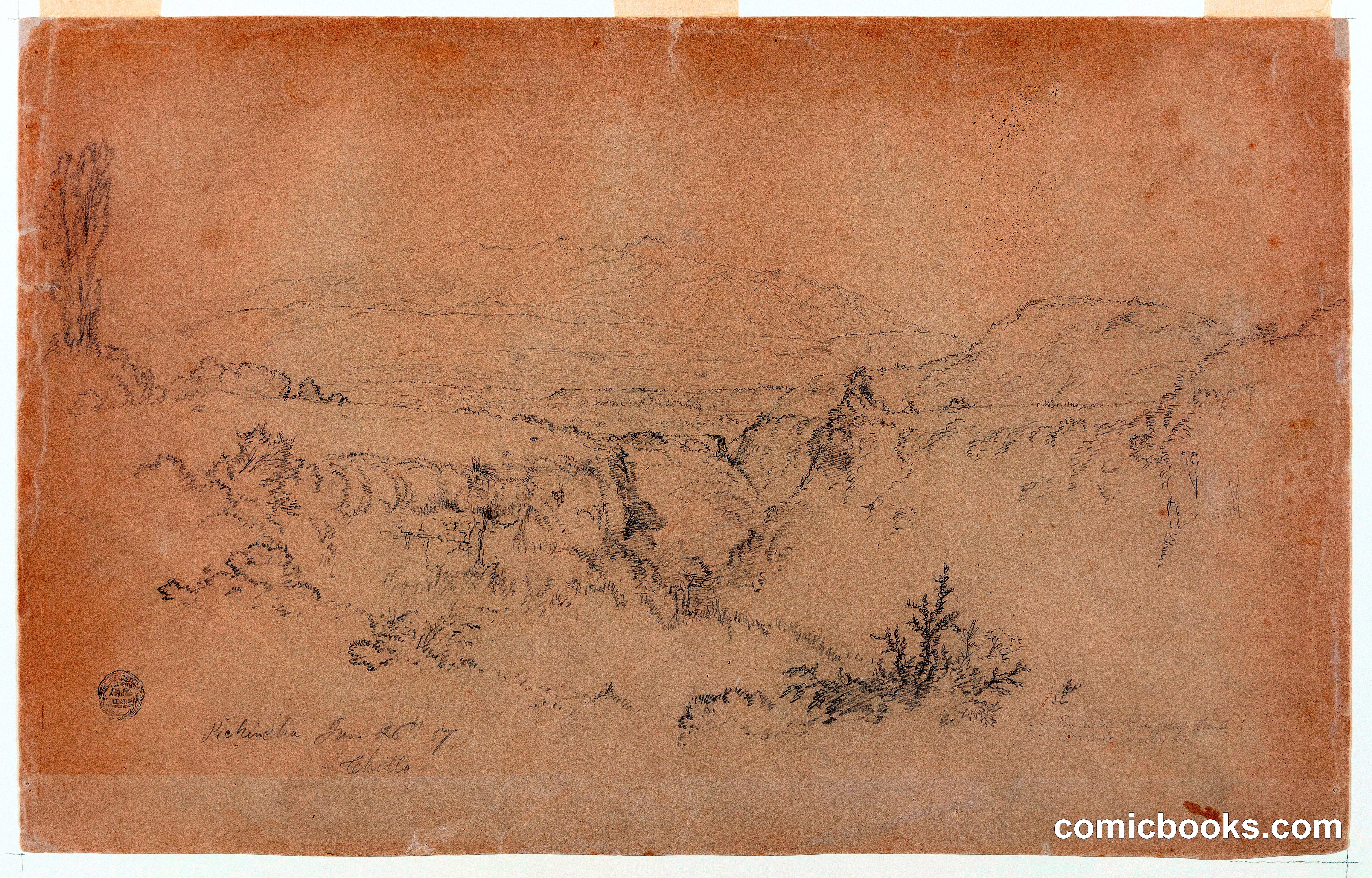 Pichincha from the Chillo Valley, Ecuador