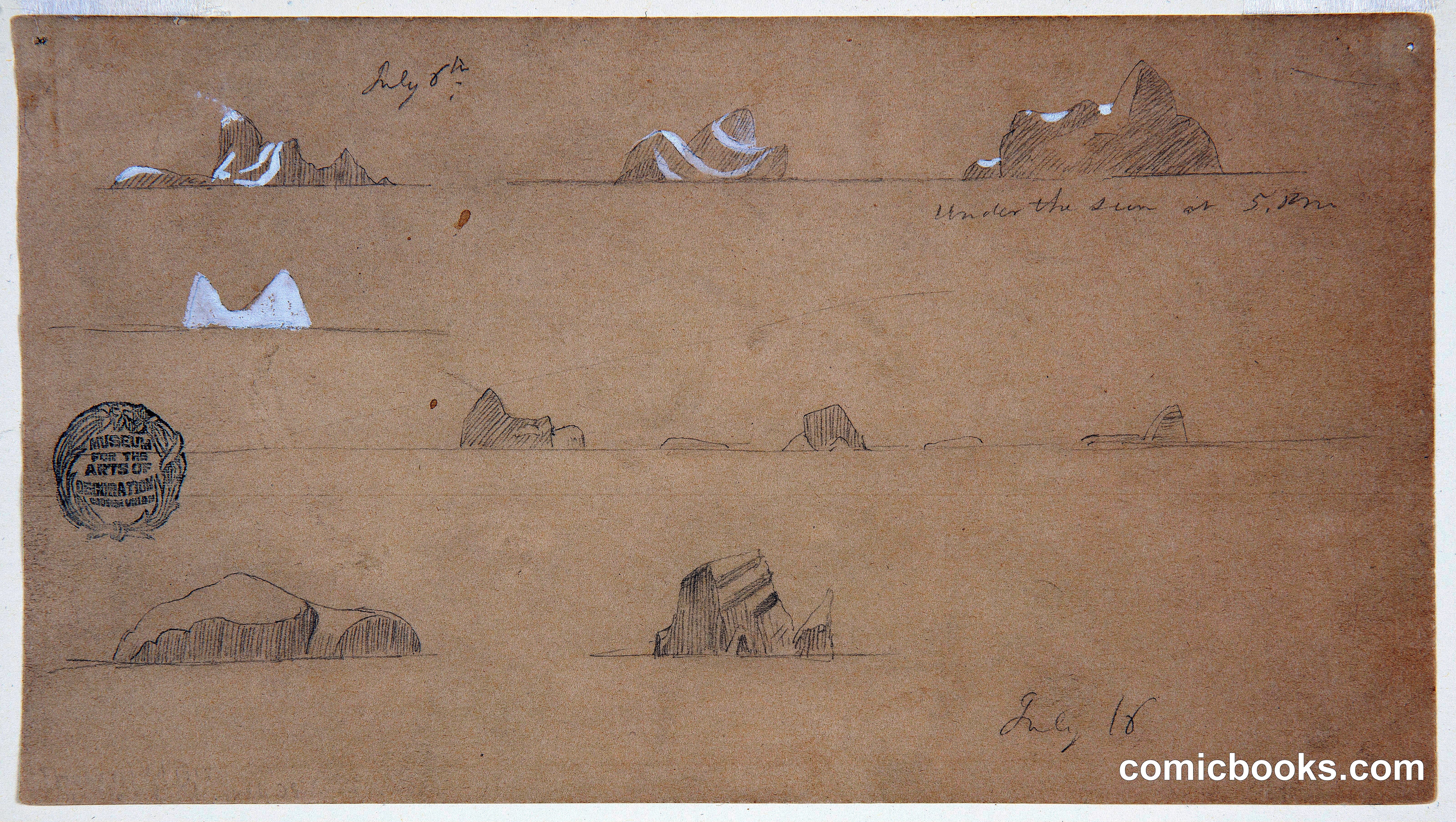 Iceberg Sketches, Canada