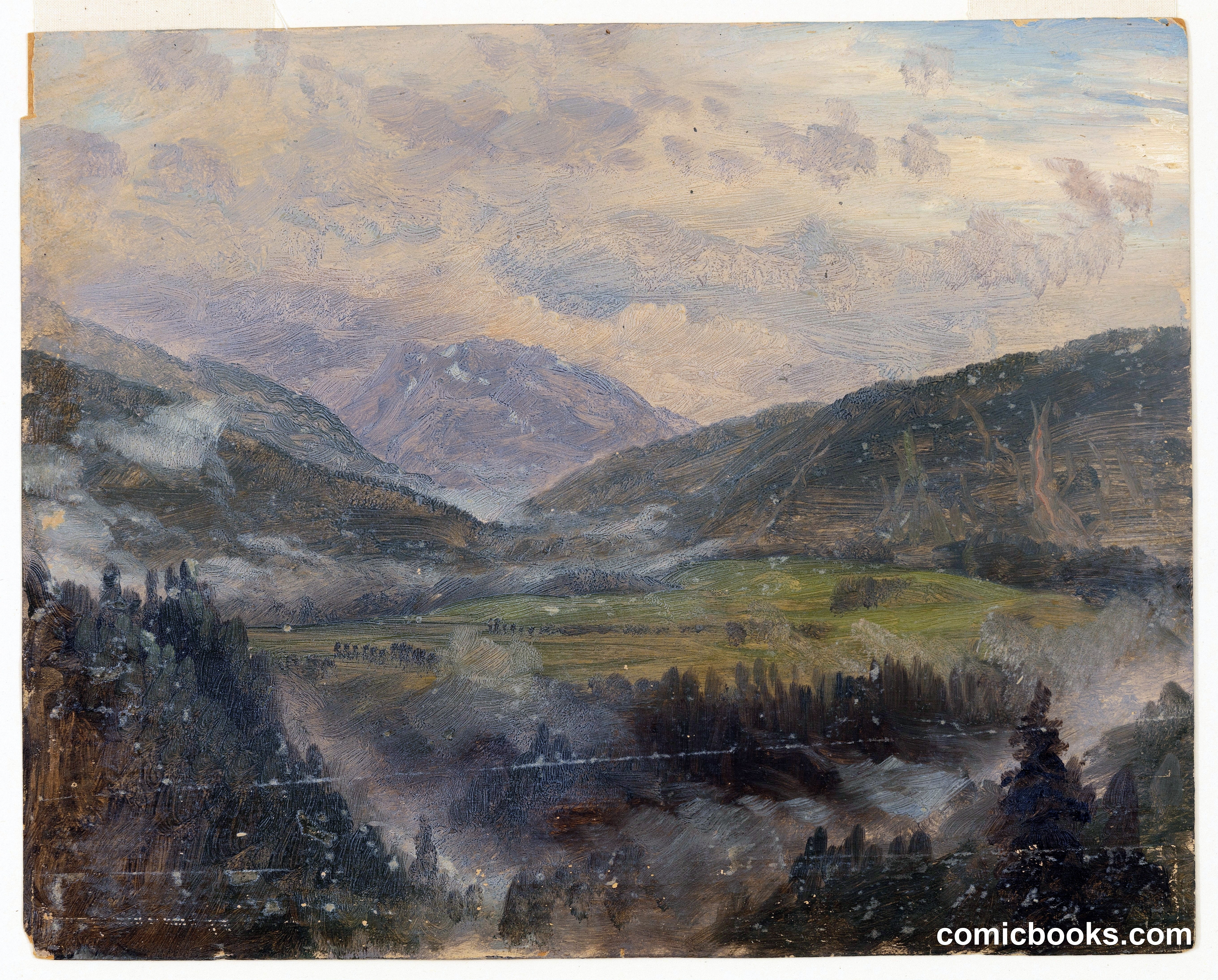 Misty Mountains near Berchtesgaden, Bavaria