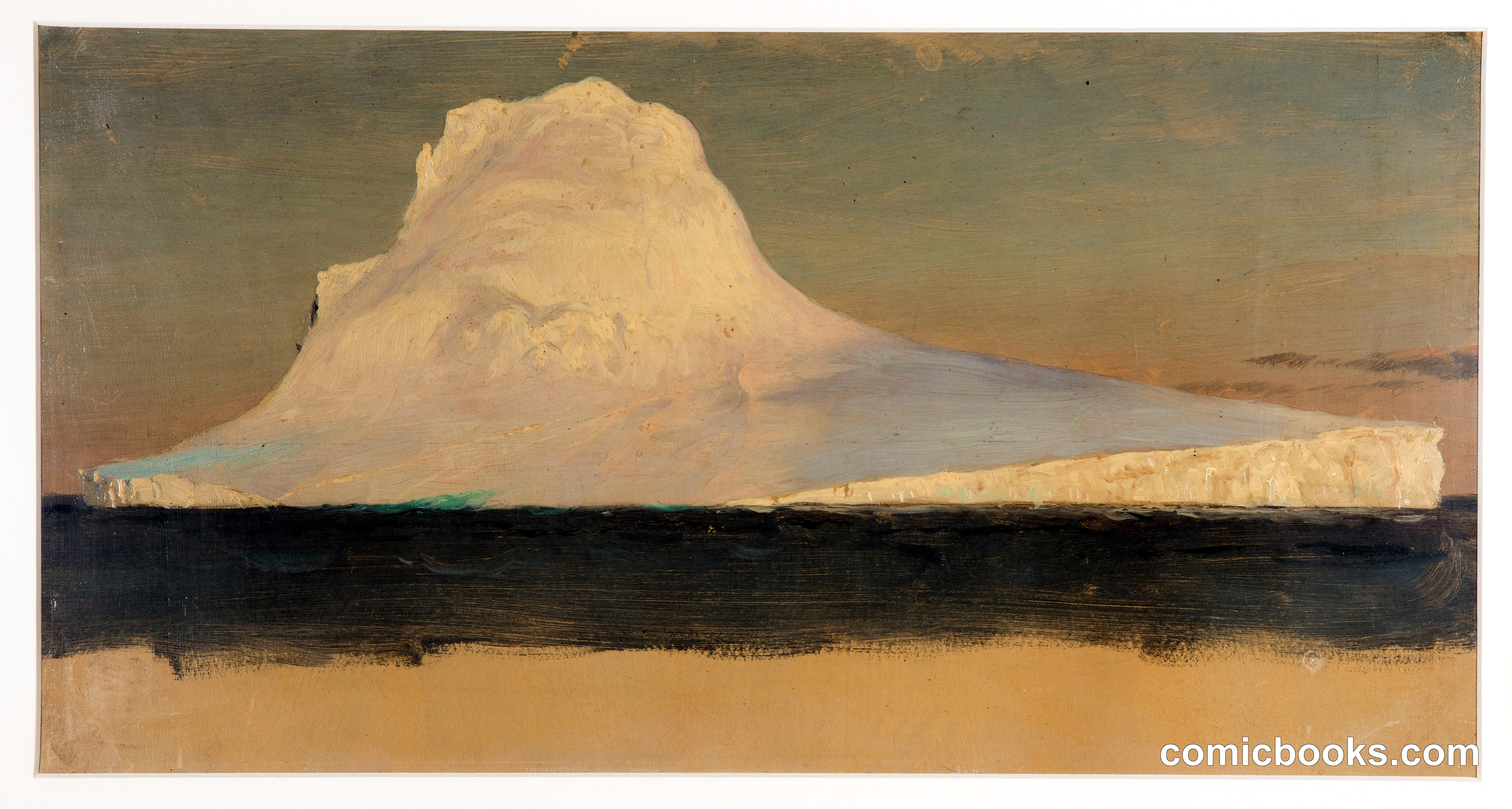 Iceberg in Cartwright's Bight, Southwest from Battle Harbor, Canada