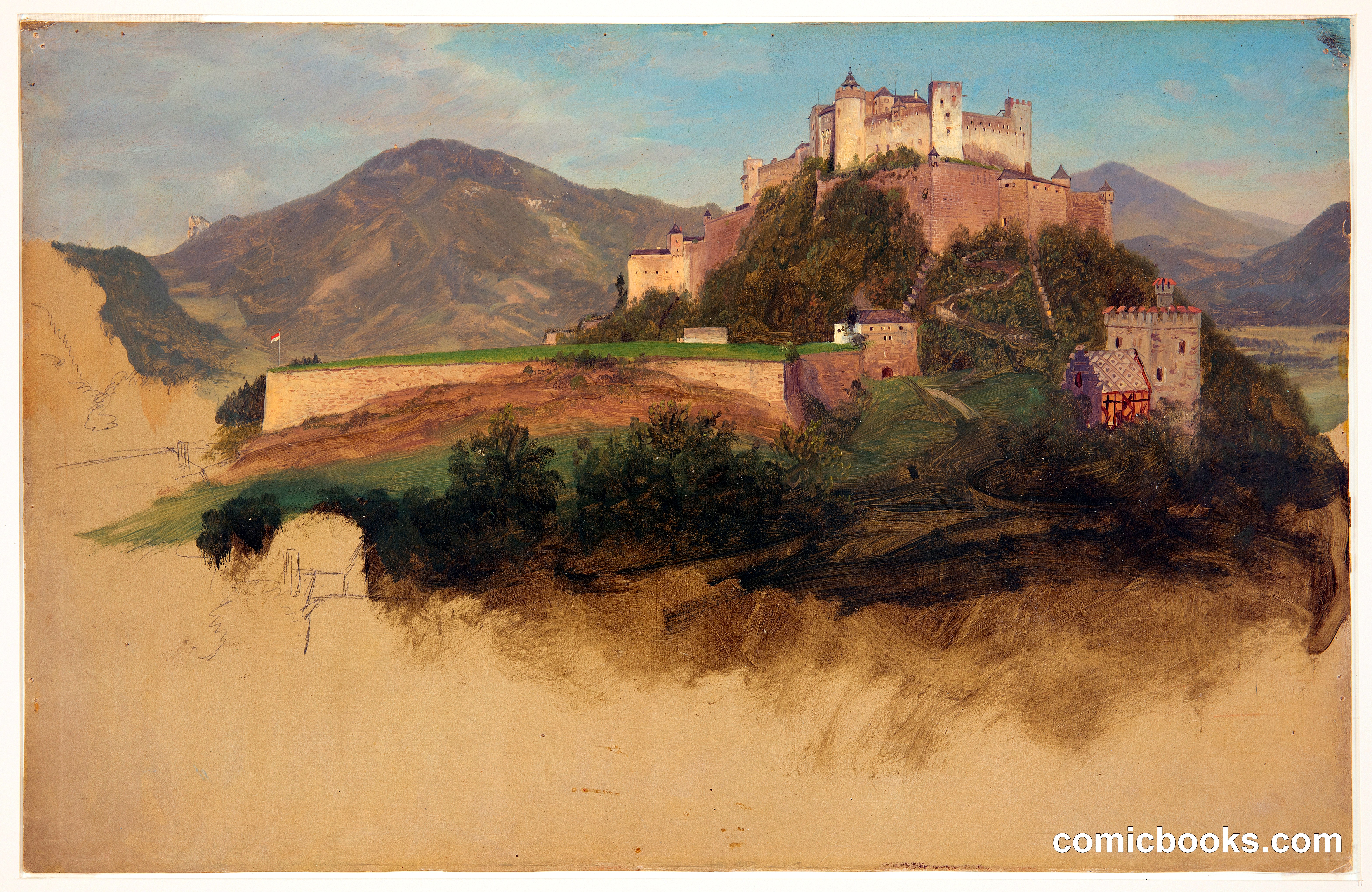The Castle at Salzburg, Austria