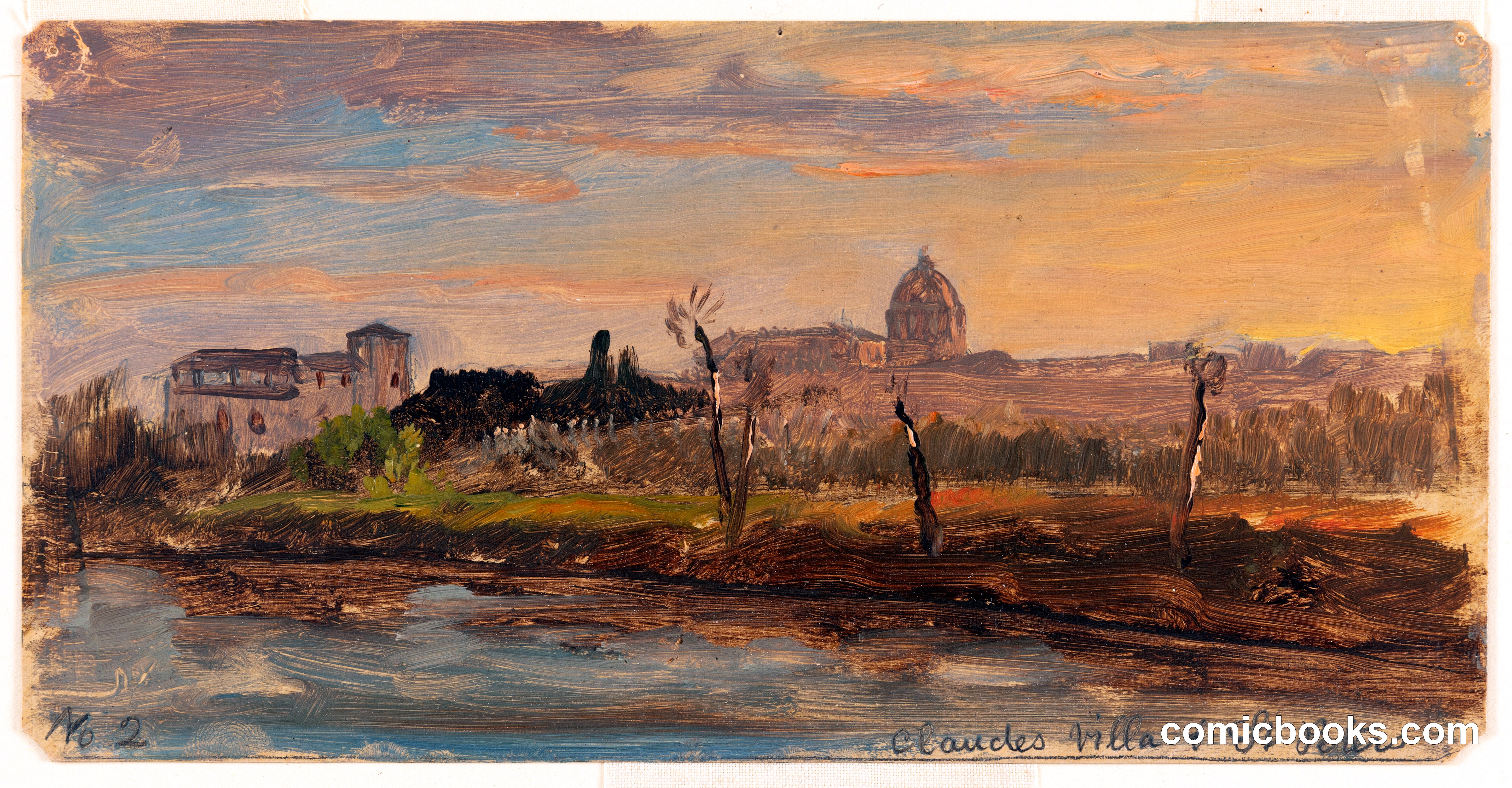 Claude's Villa and St. Peter's, Rome, Italy