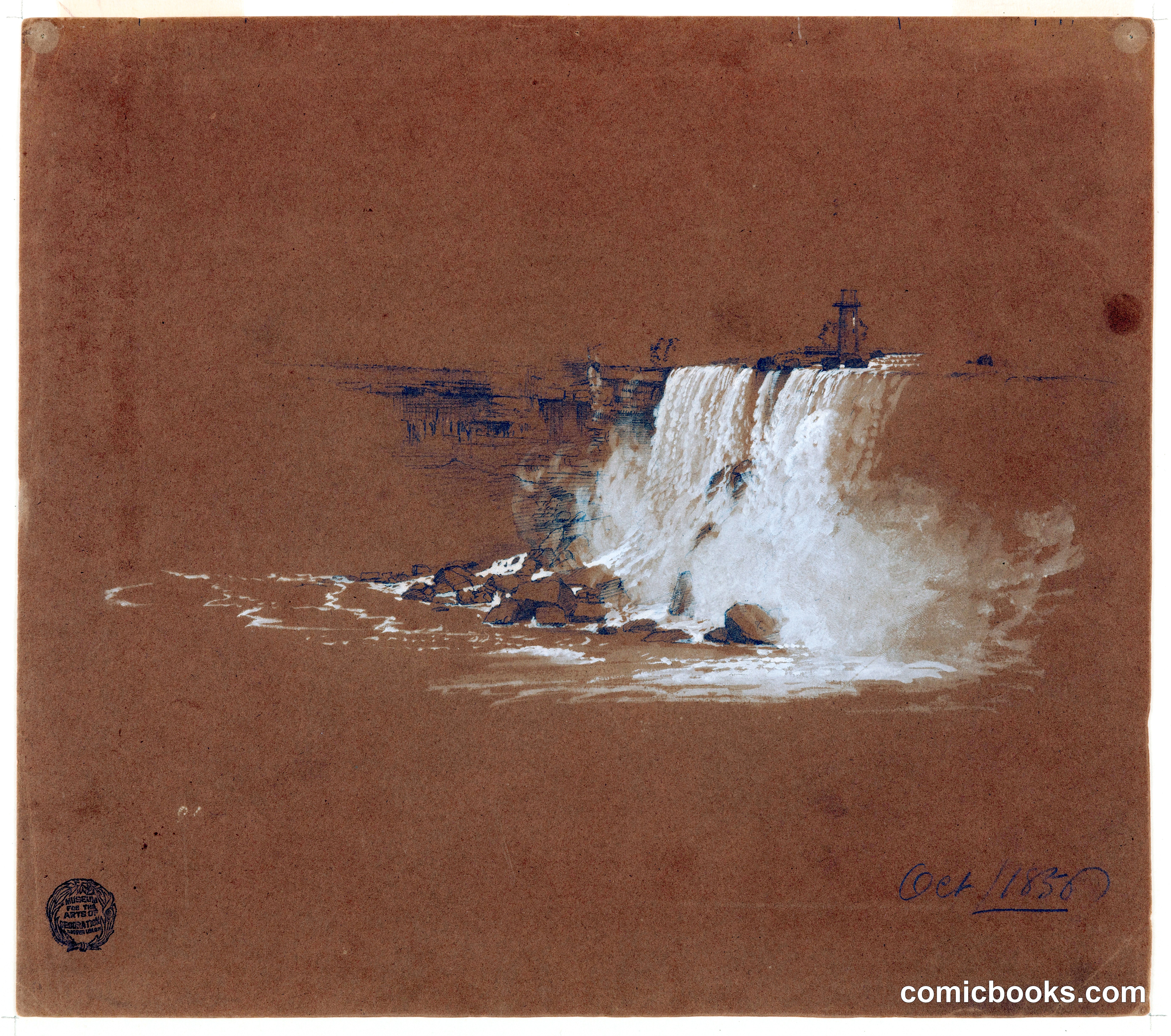 Horseshoe Falls and Terrapin Tower, Niagara River, Canada