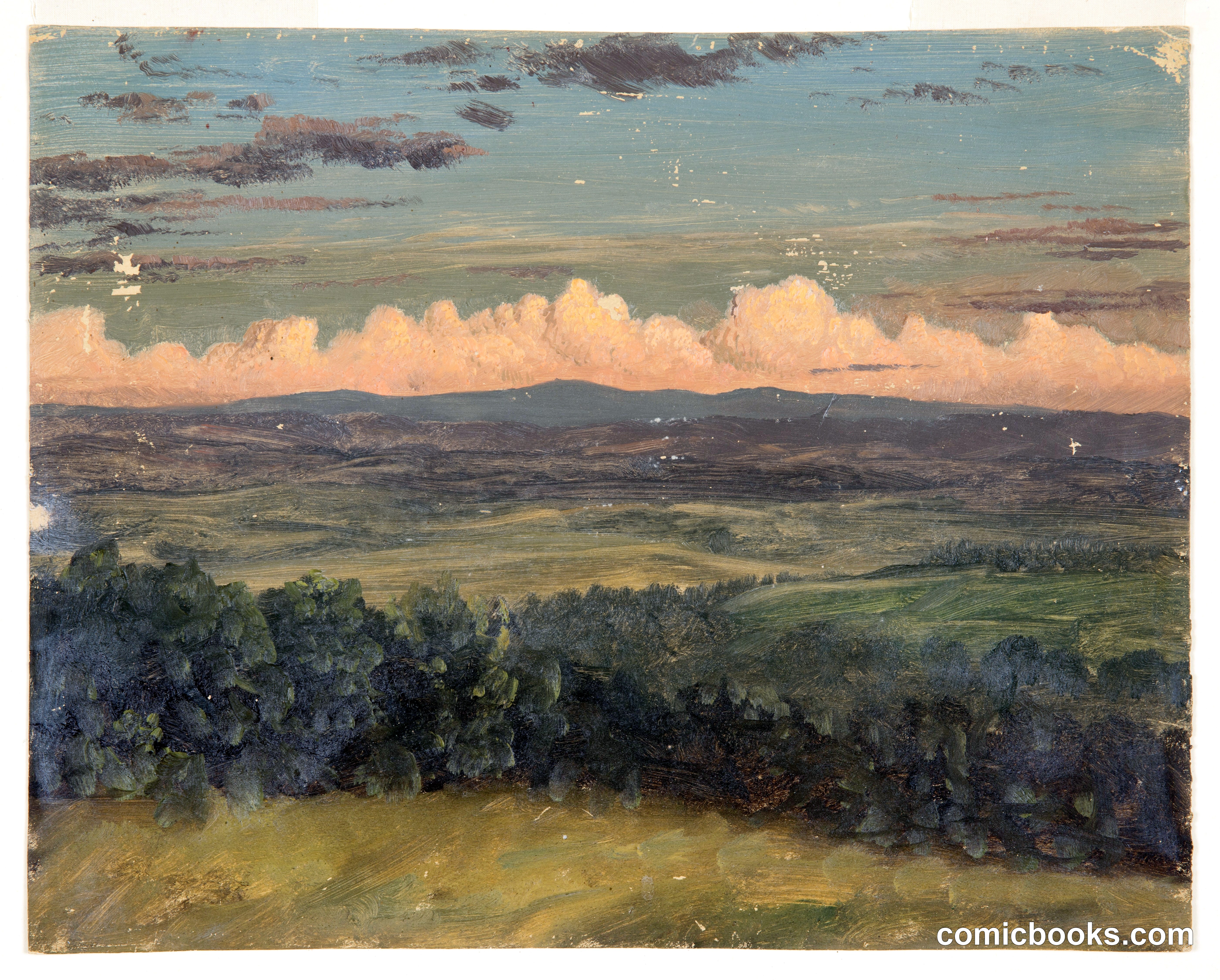 View from Olana, Hudson, New York