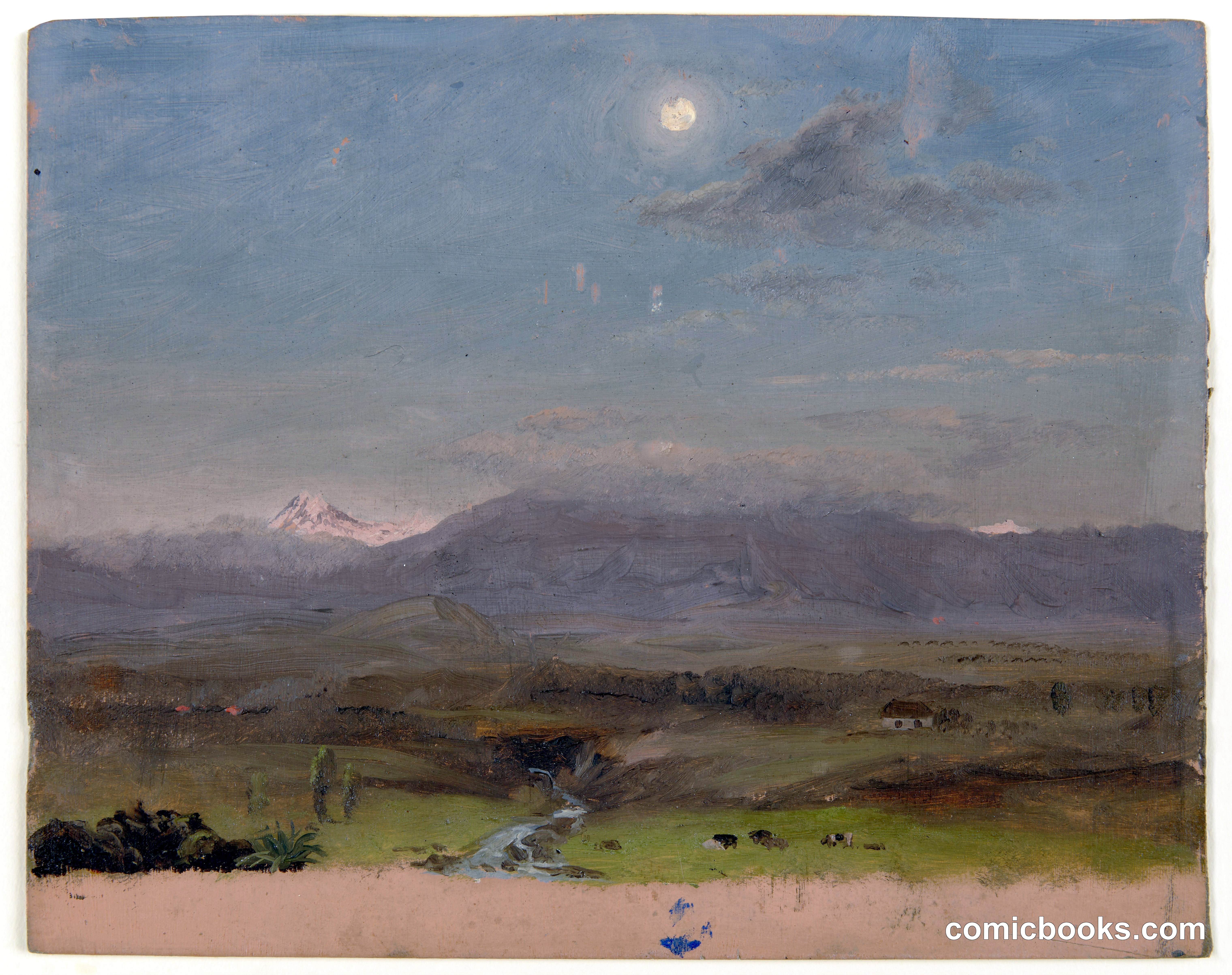 Mountains by Moonlight, Colombia or Ecuador