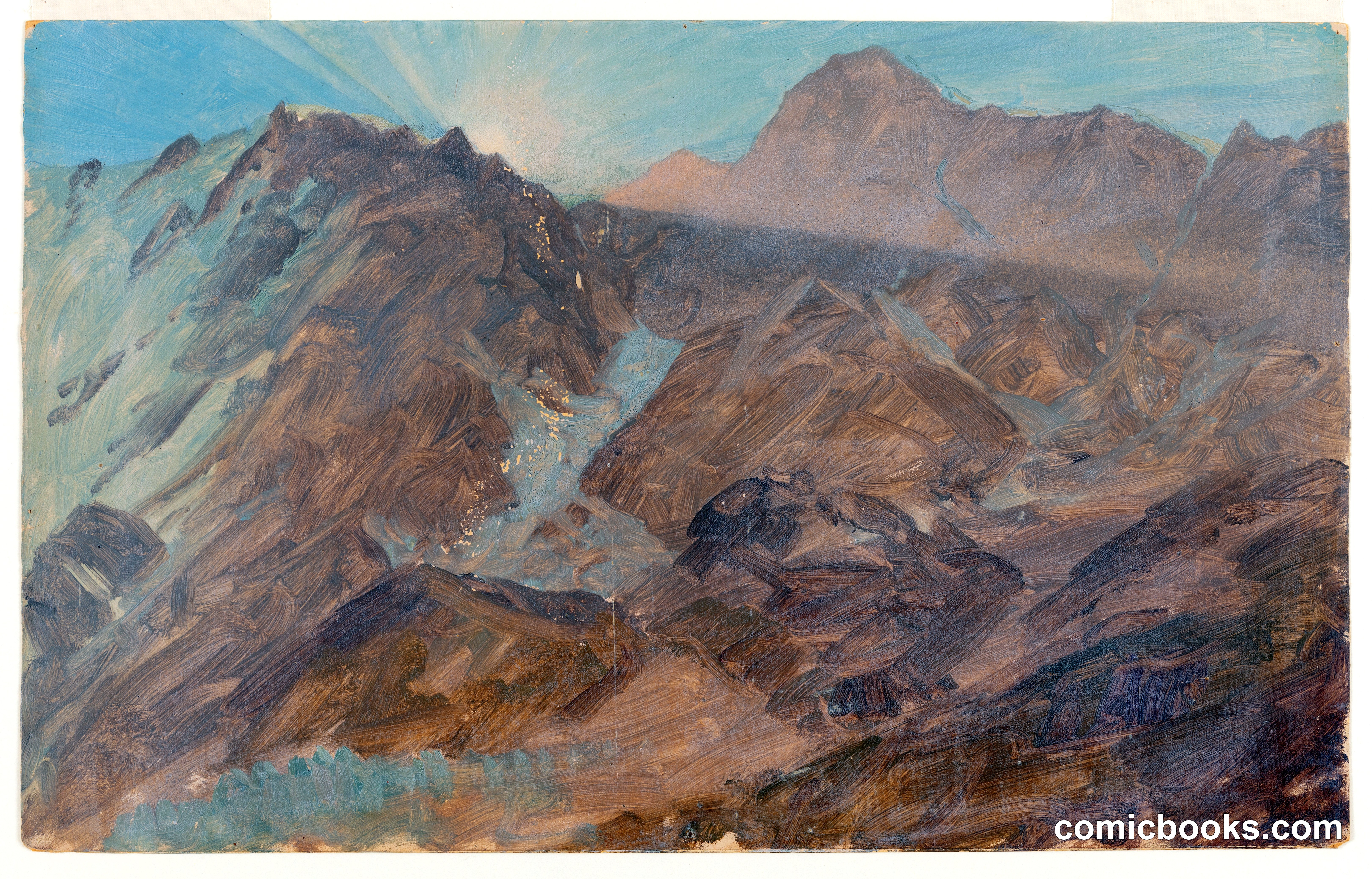 Sunrise over the Bernese Alps, Switzerland