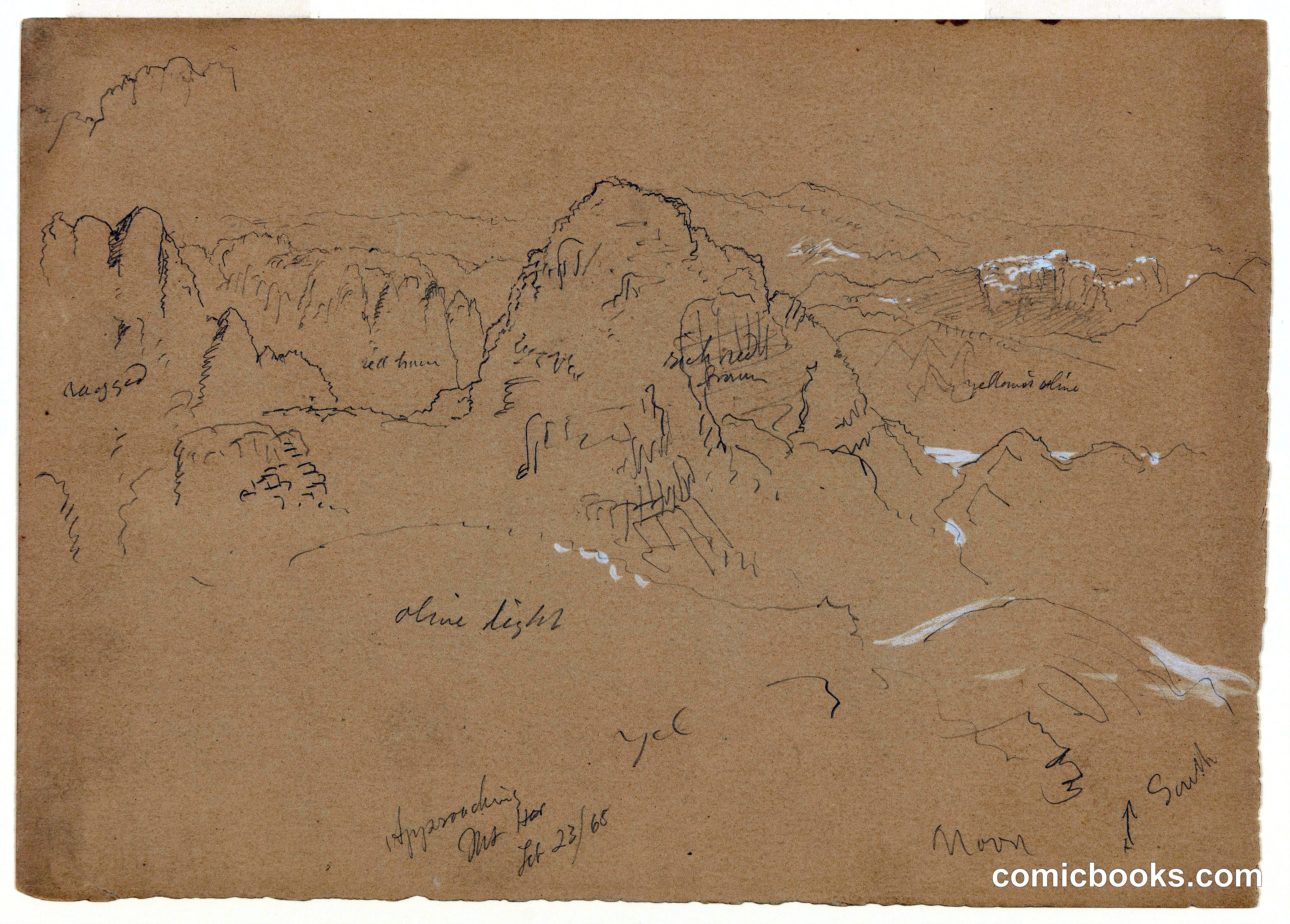 Approaching Mt. Hor