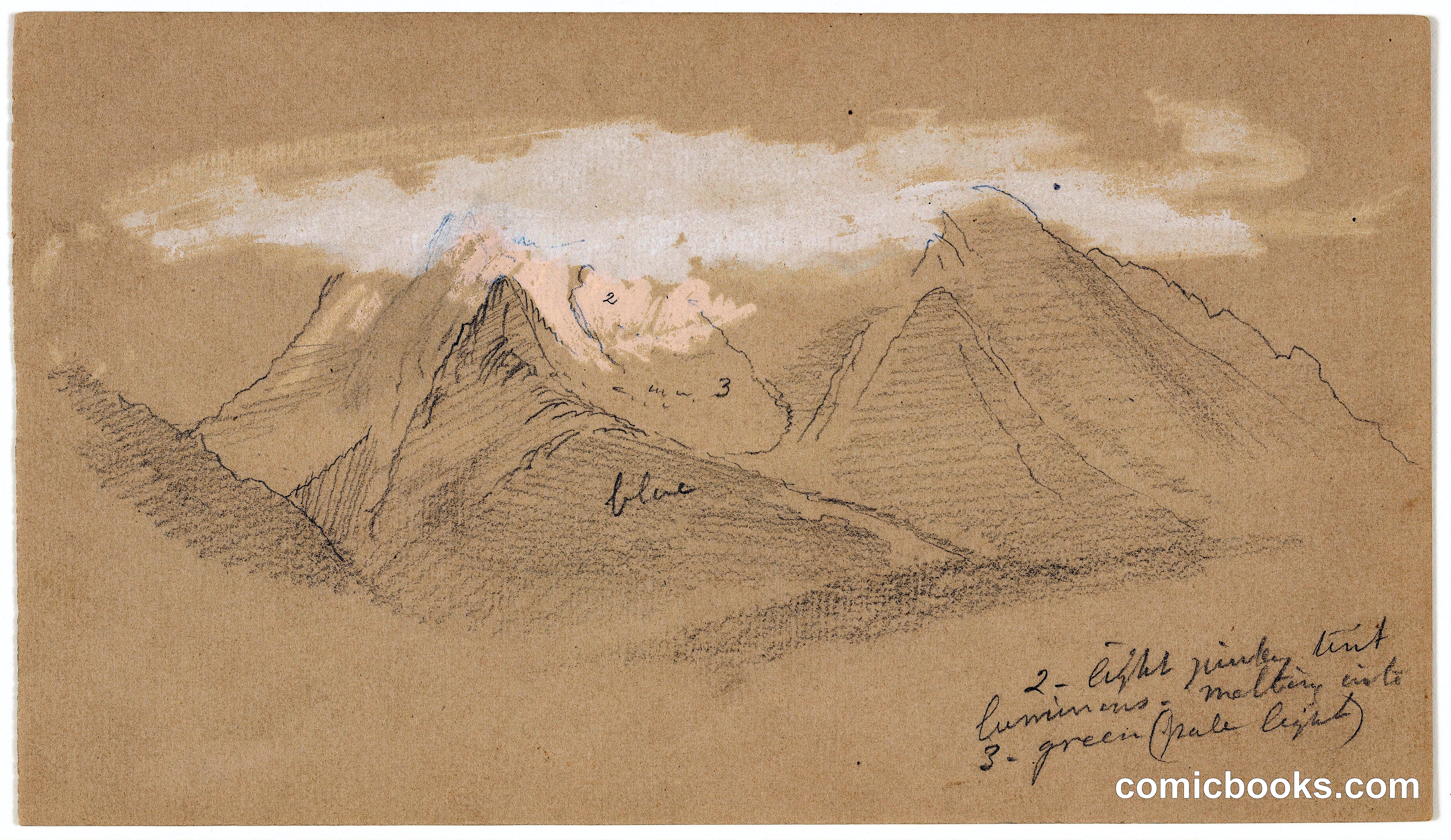 Clouds over Mountain Peaks