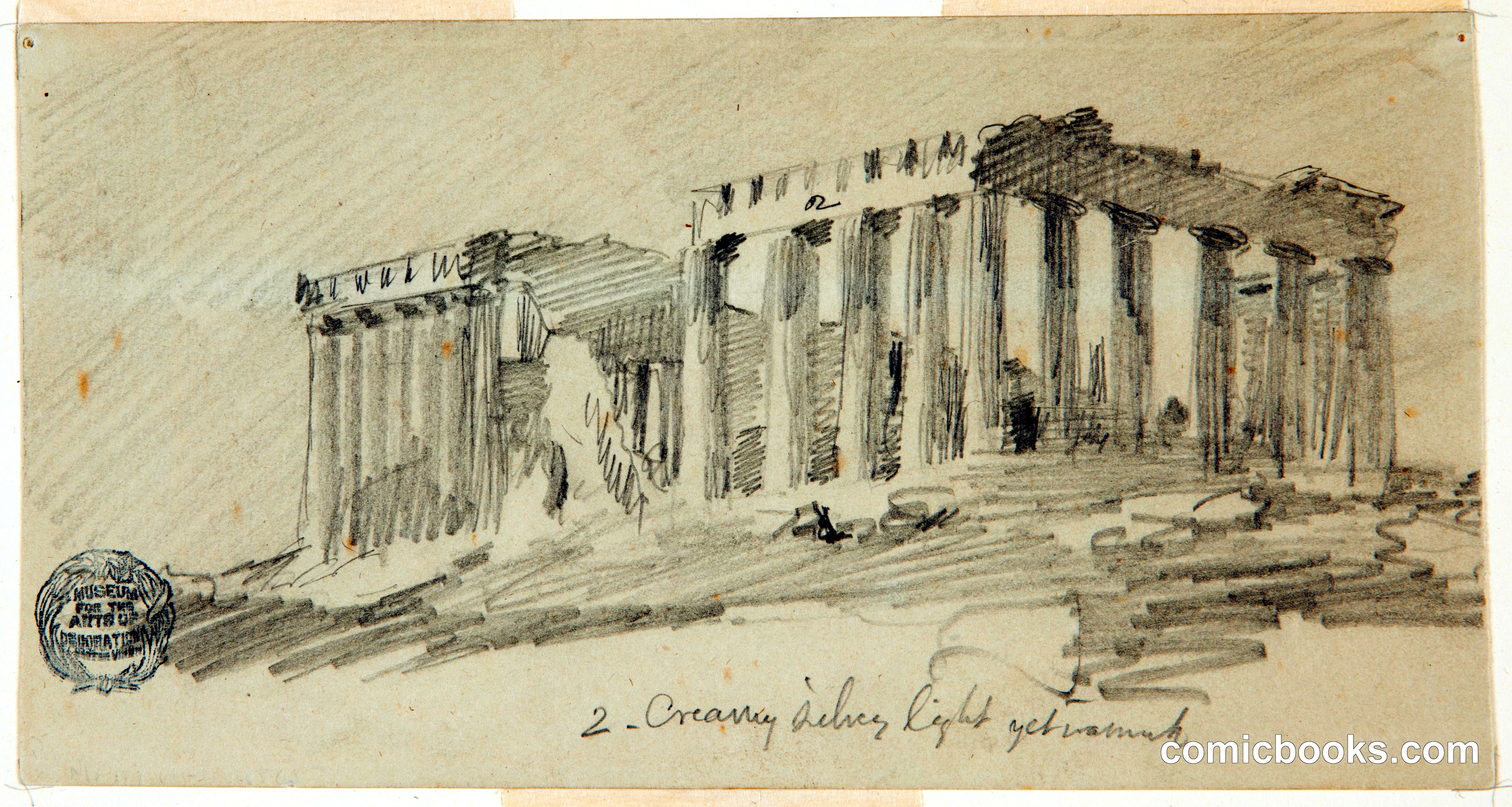 The Parthenon from the Southeast, Athens, Greece