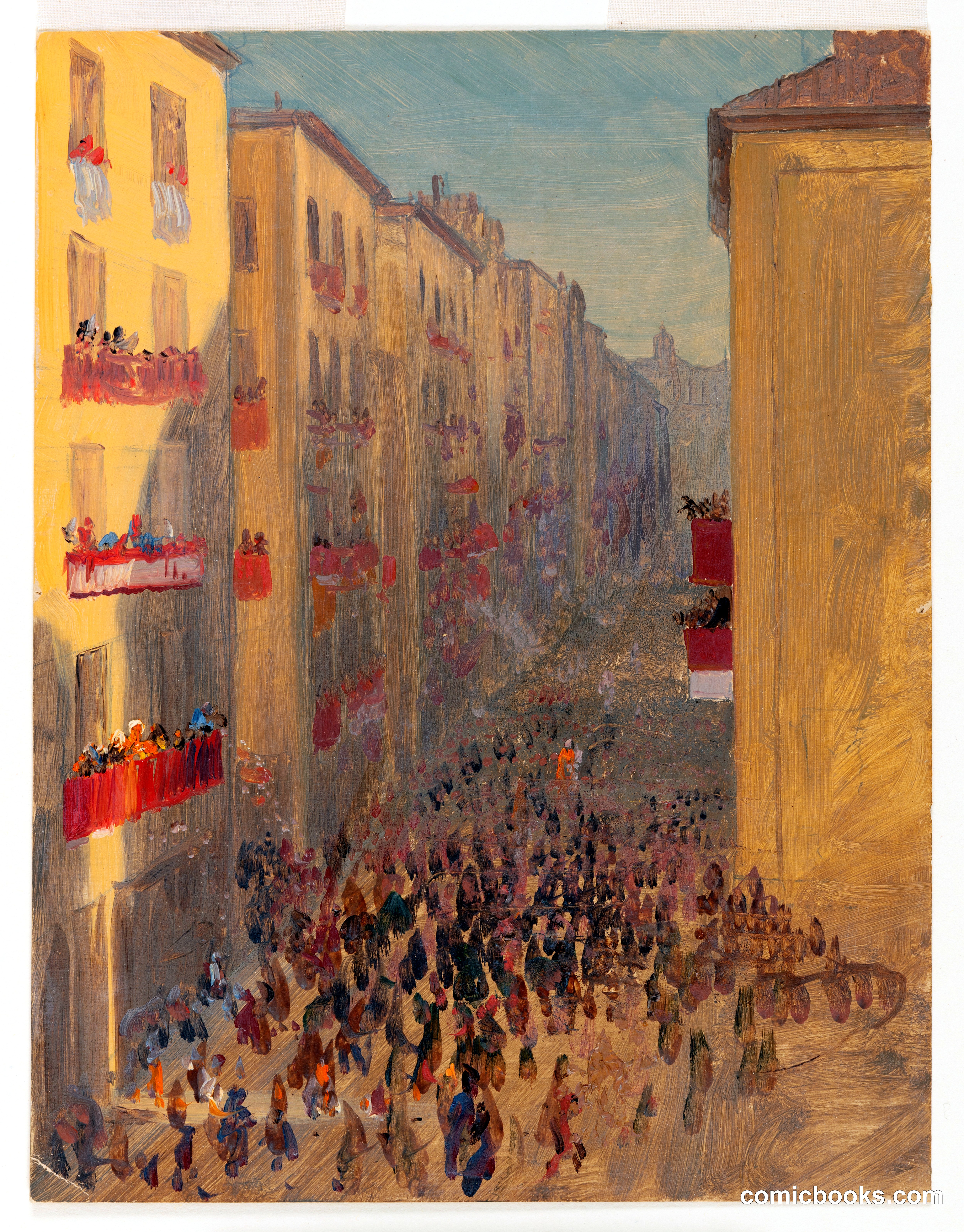 Carnival on the Via del Corso, Rome