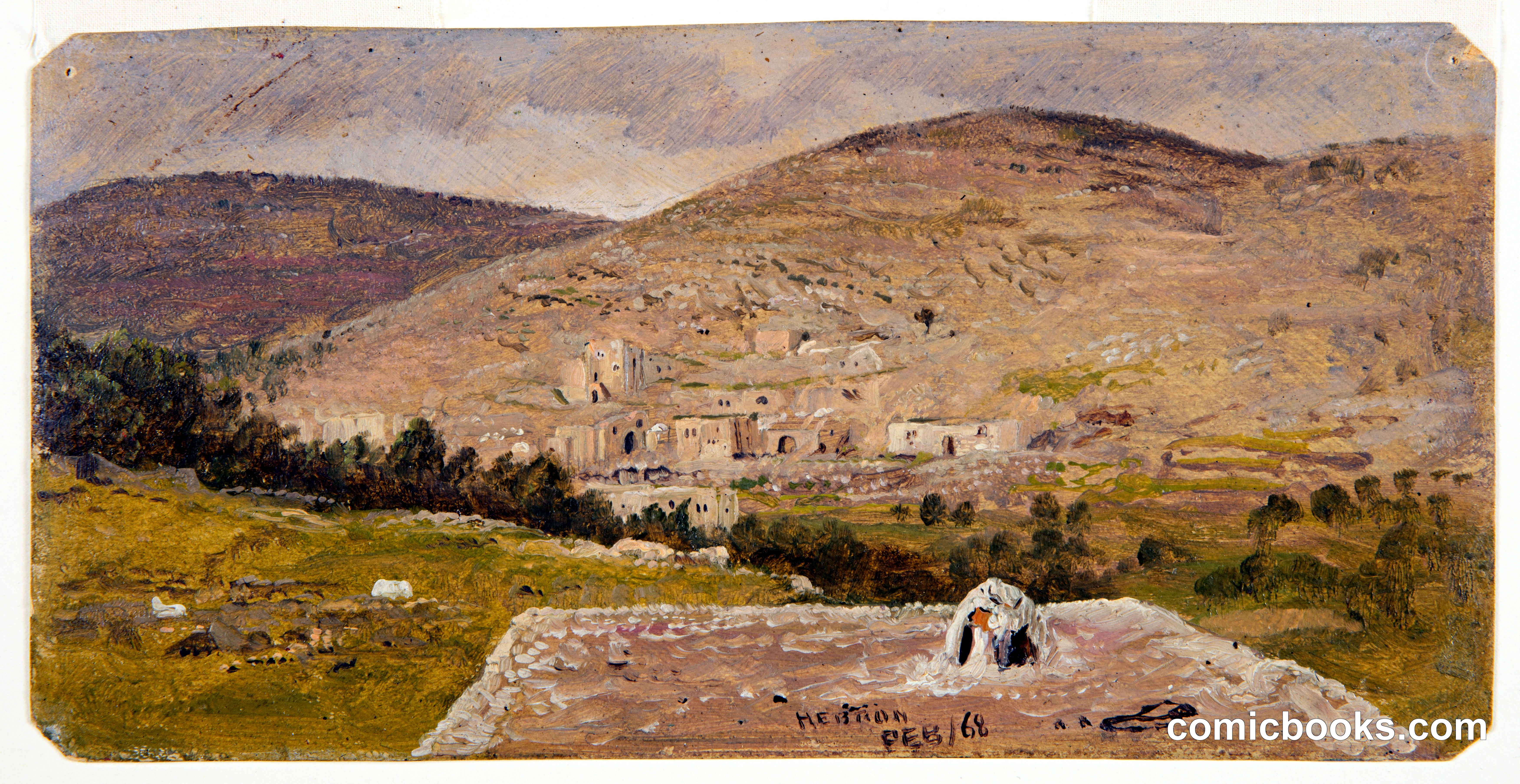 Overlooking Hebron, Palestine