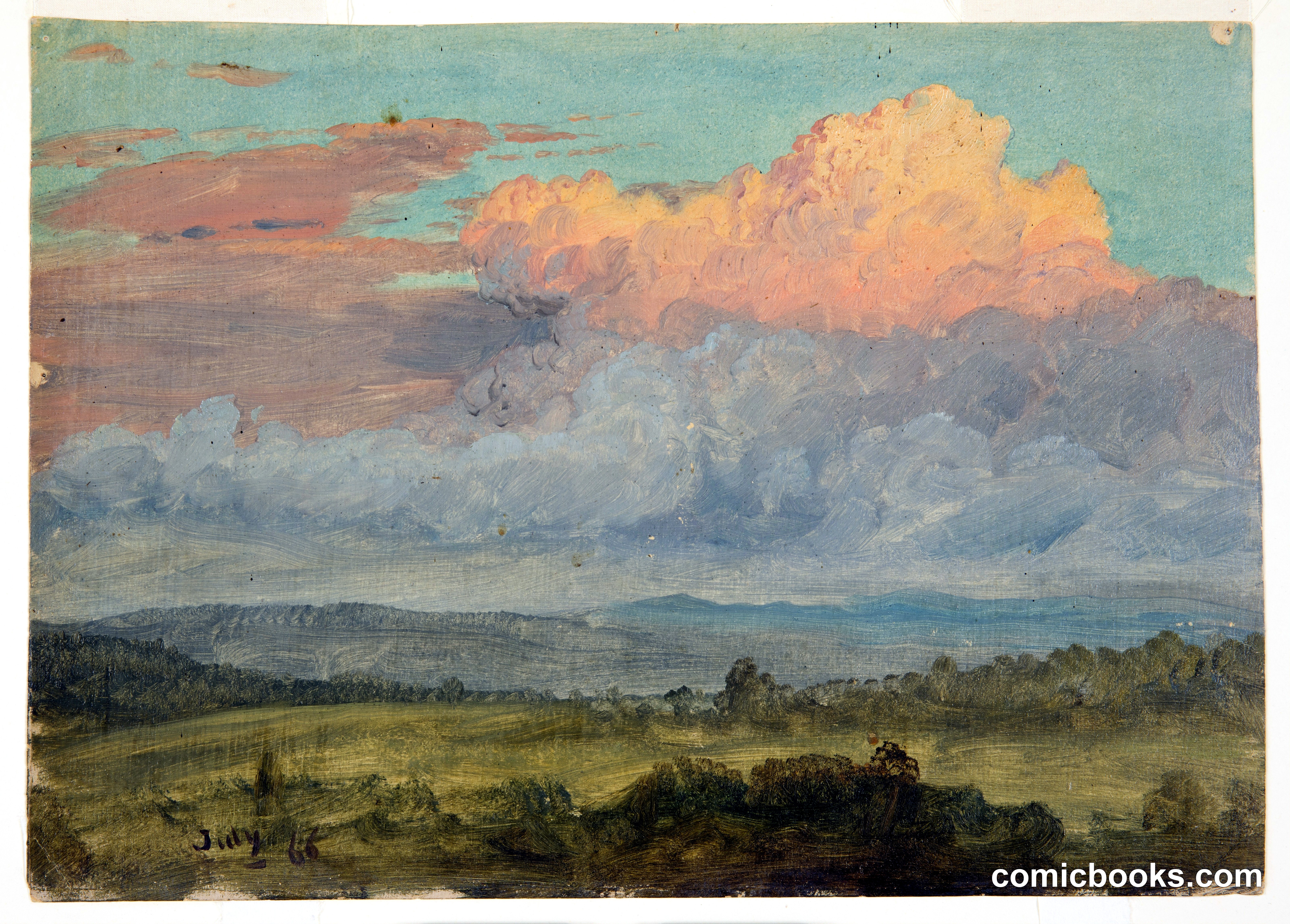 Clouds above the Hudson Valley, New York