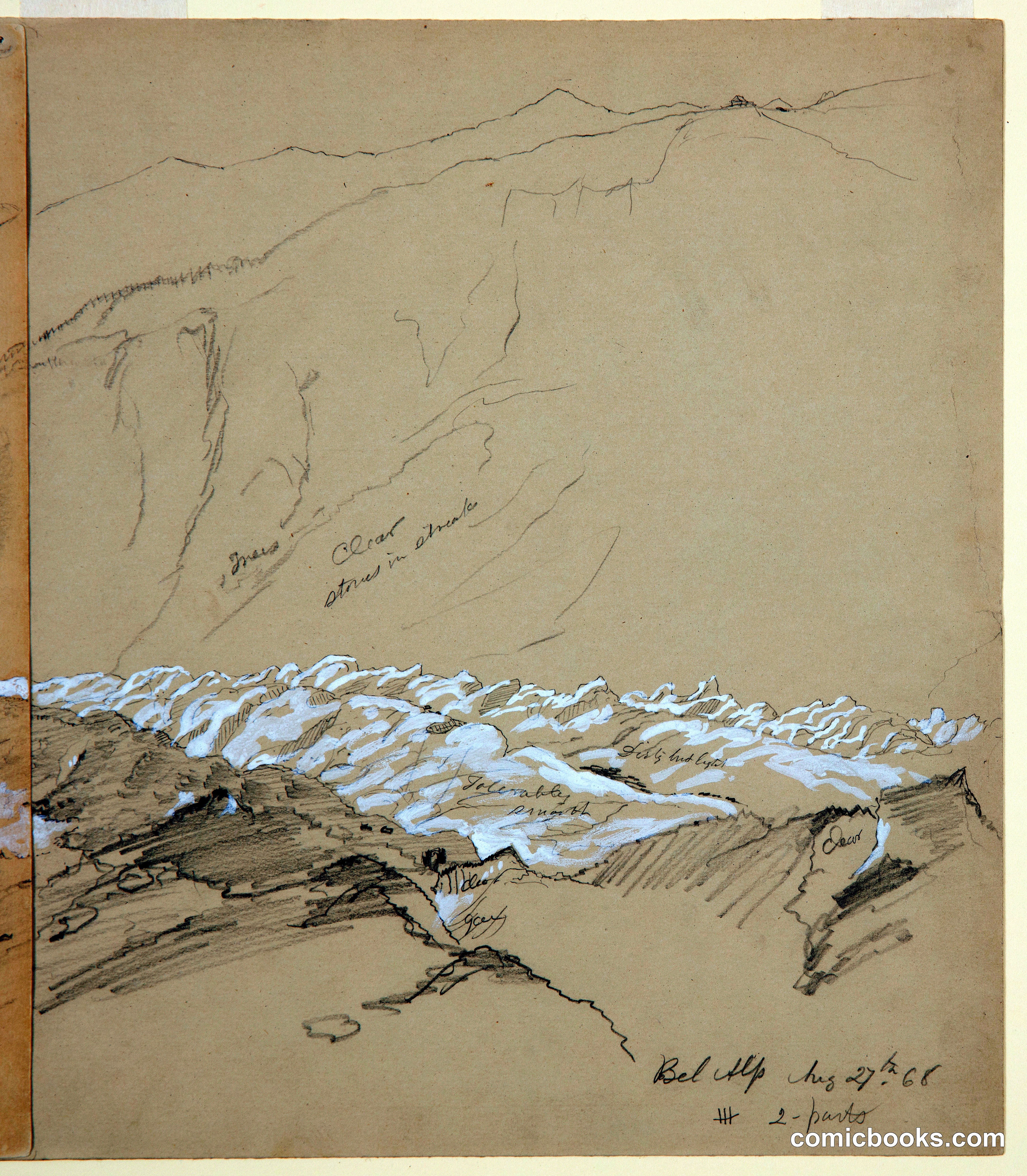View from the Aletsch Glacier, Switzerland, Part Two