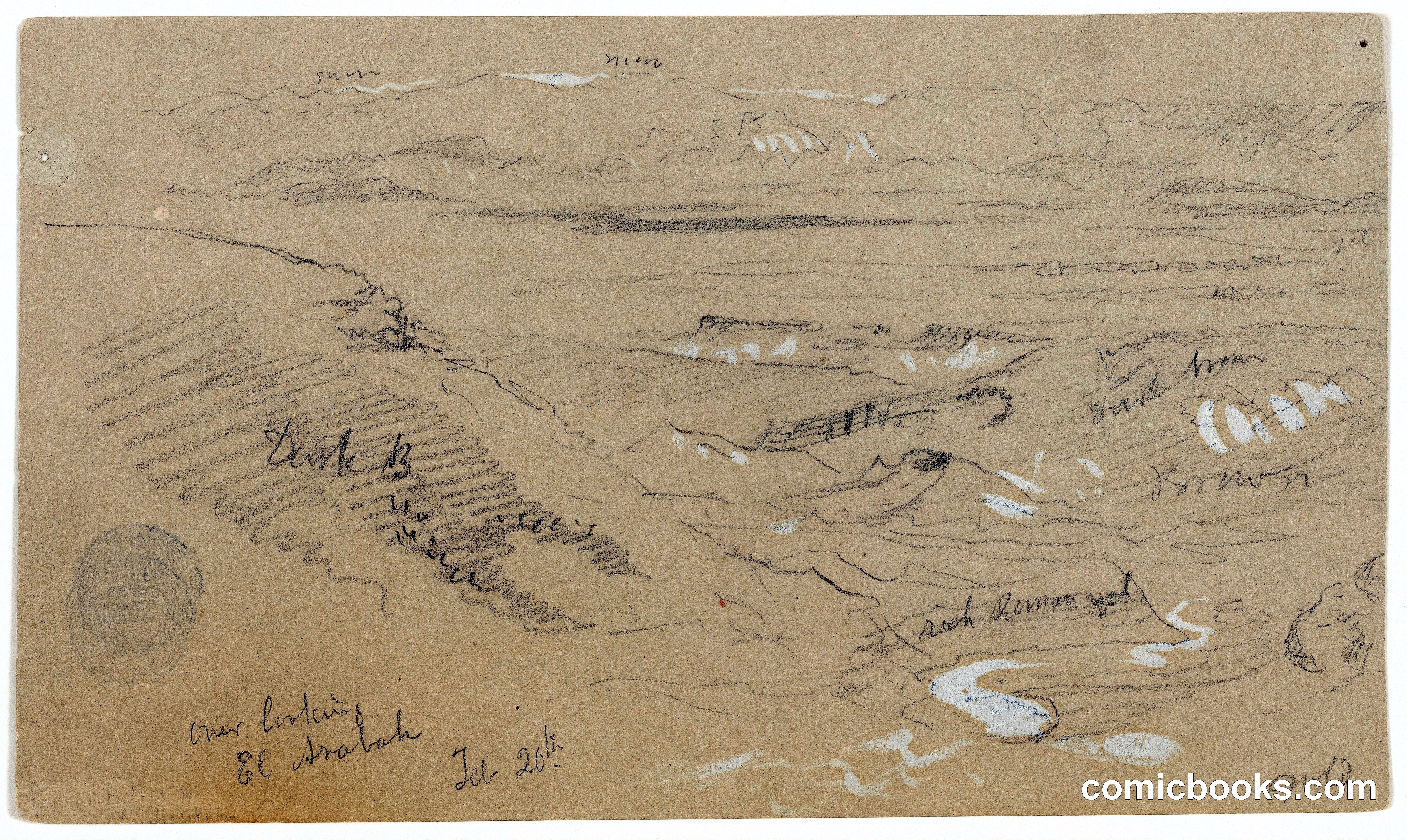 Overlooking El Arabah, Part One