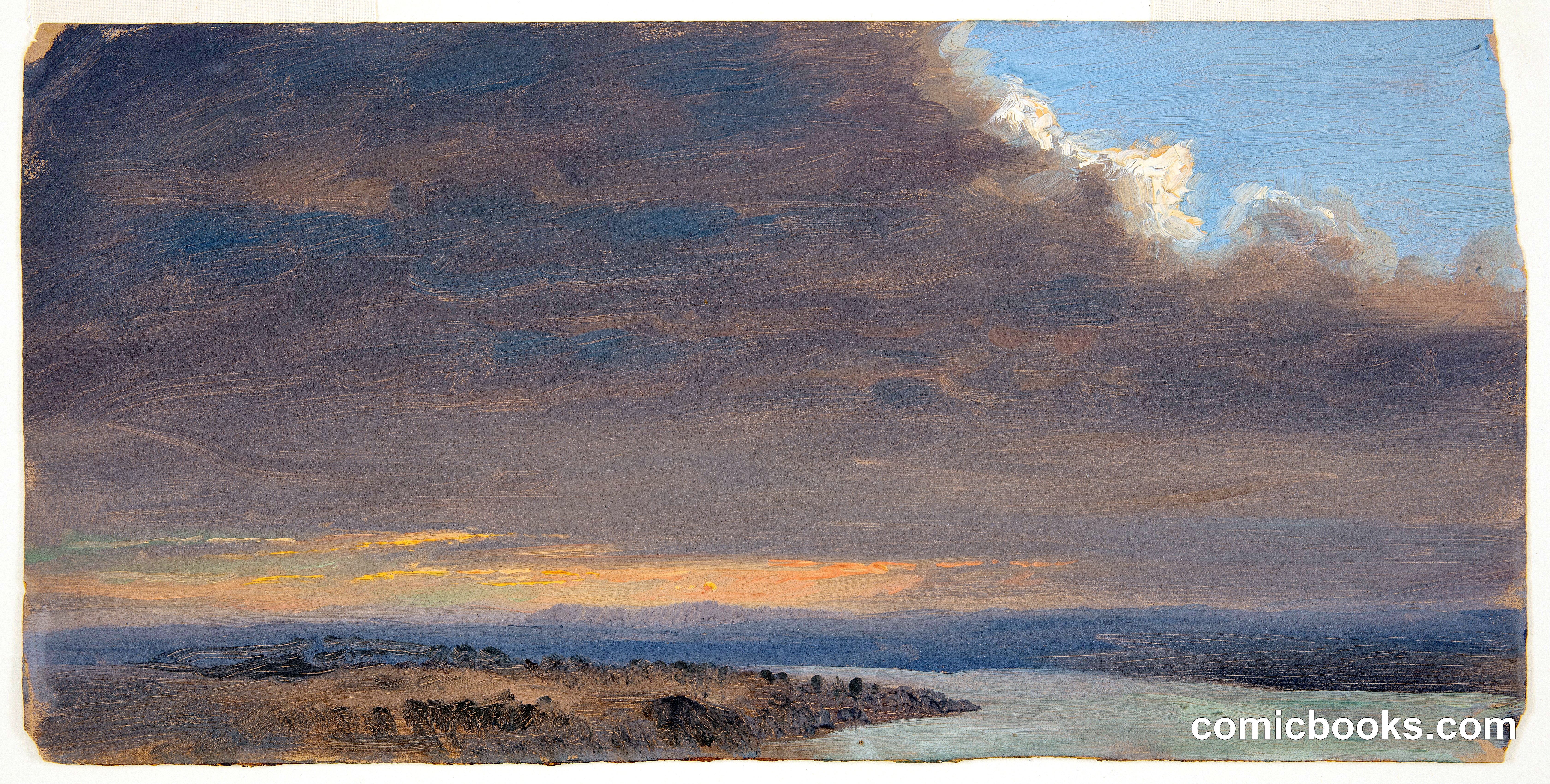 Sunset in the Hudson Valley, New York