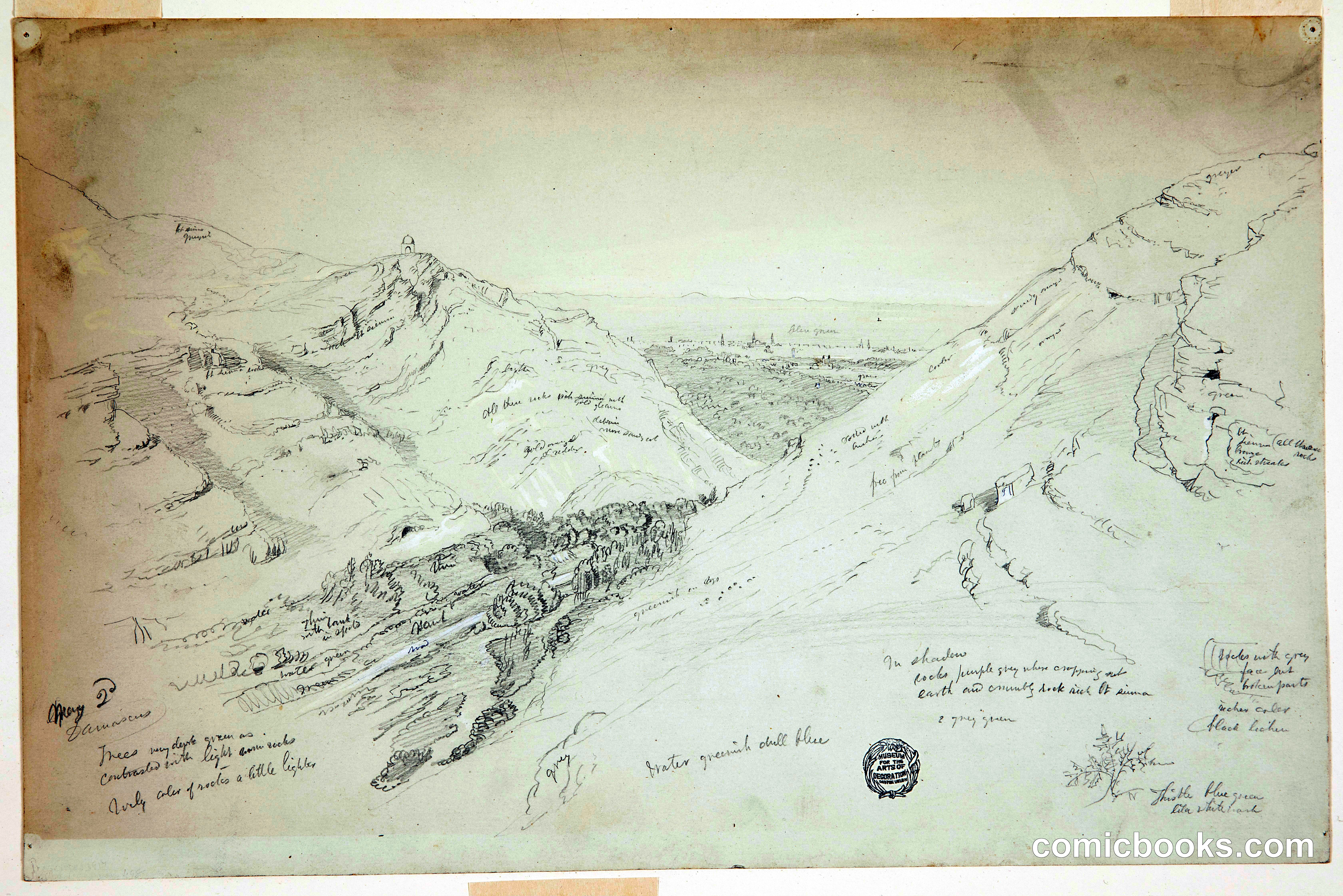 Distant View of Damascus, Syria