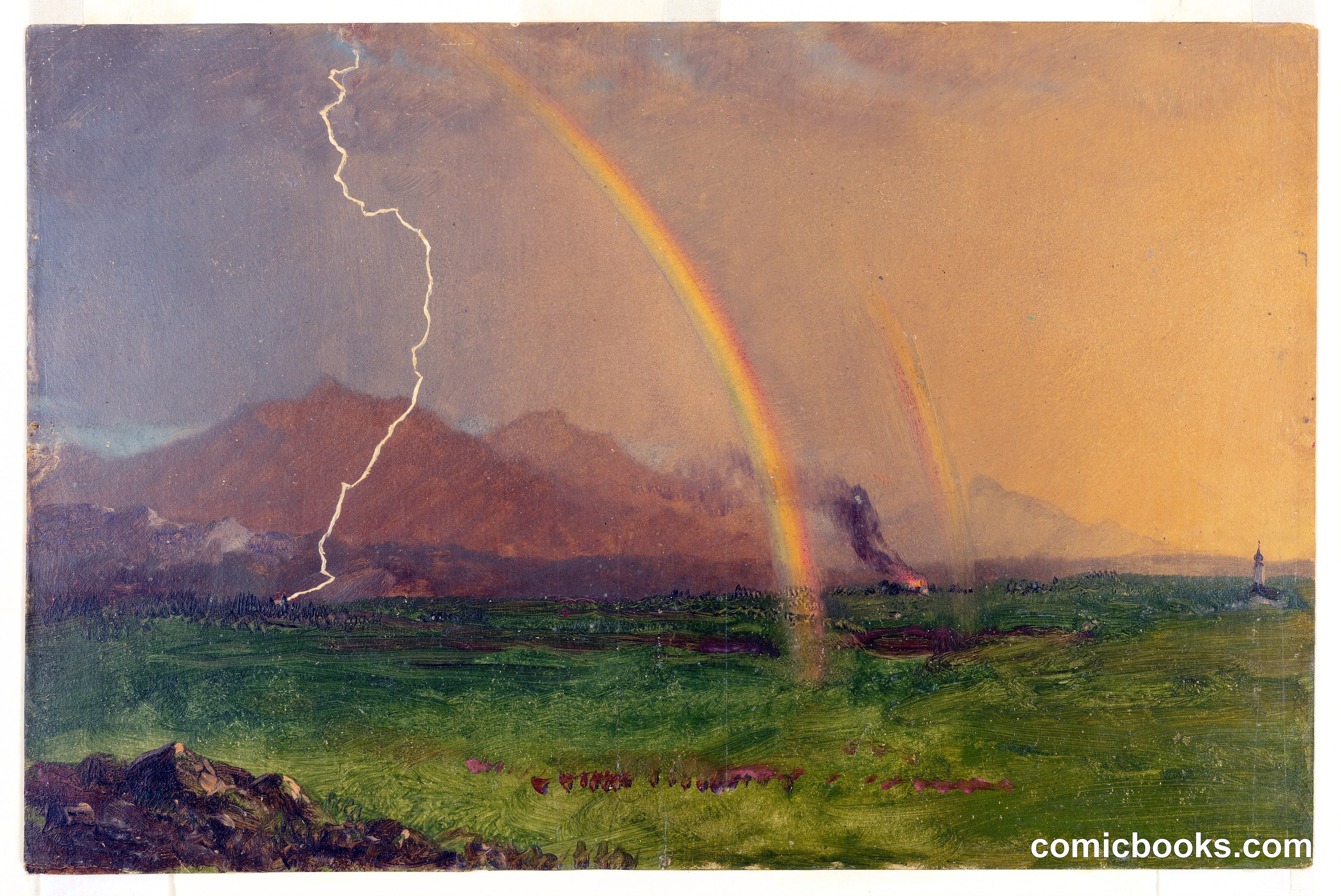 Thunderstorm in the Alps
