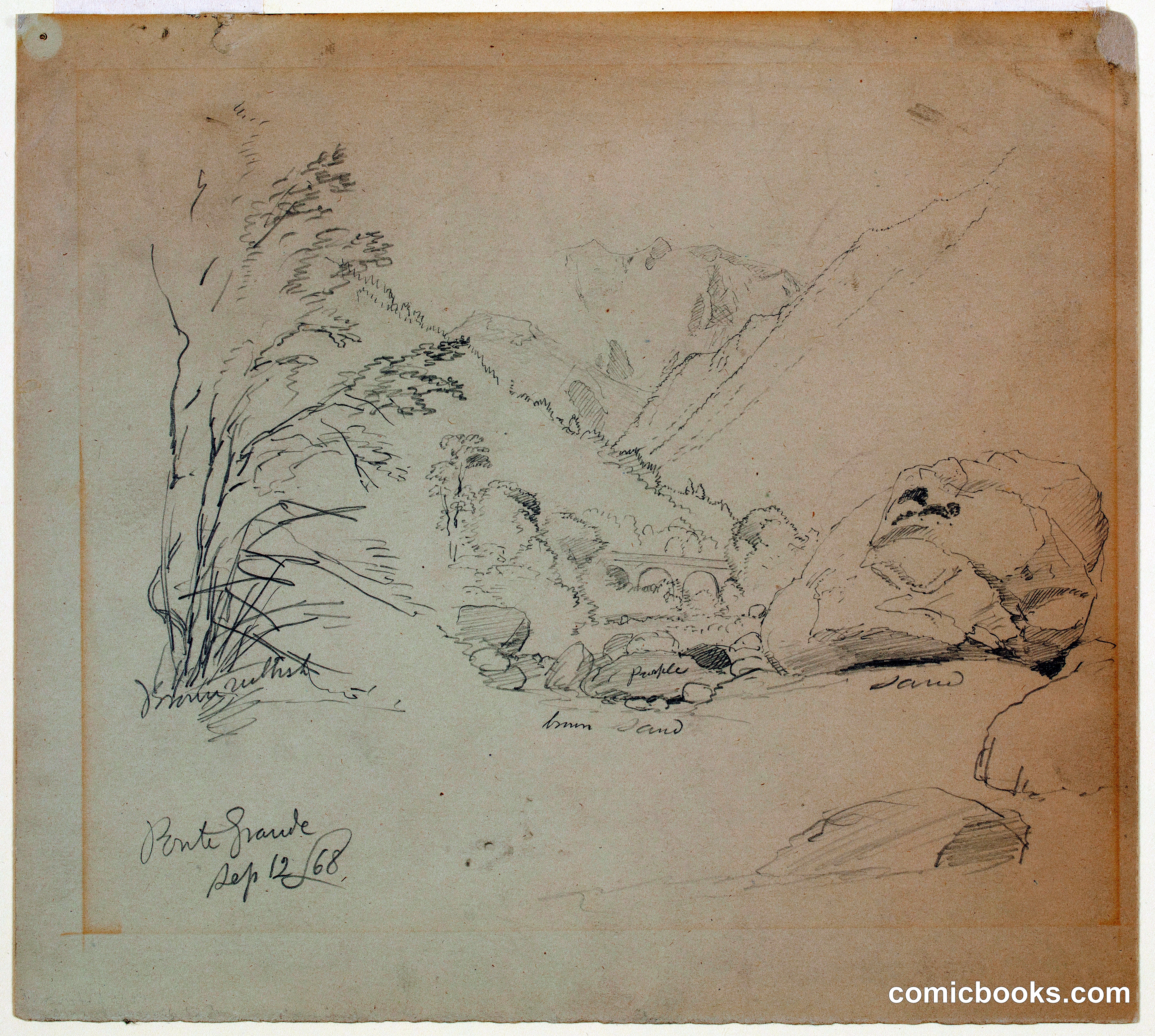 Mountain Landscape Study