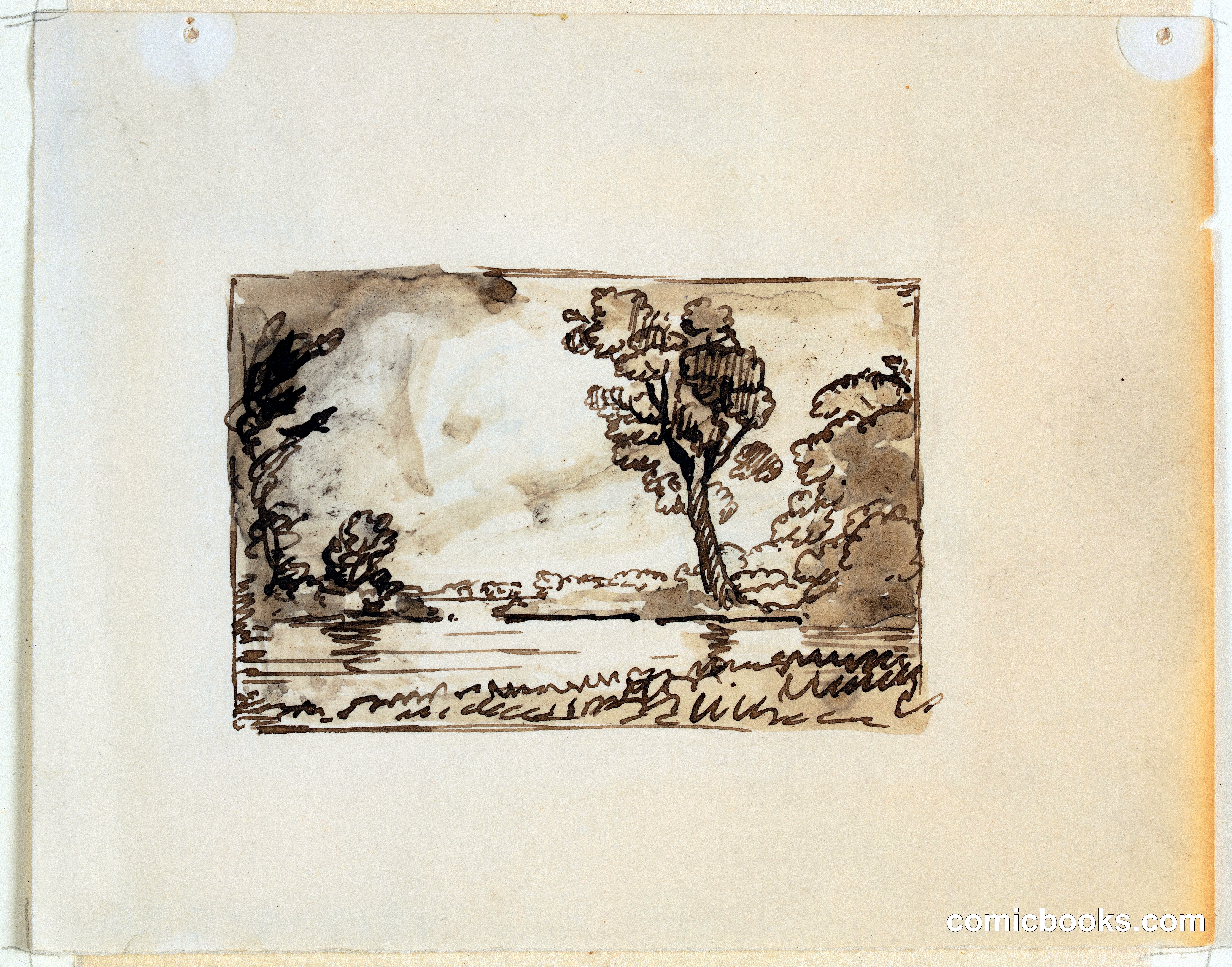 Imaginary Landscape with View of a Lake