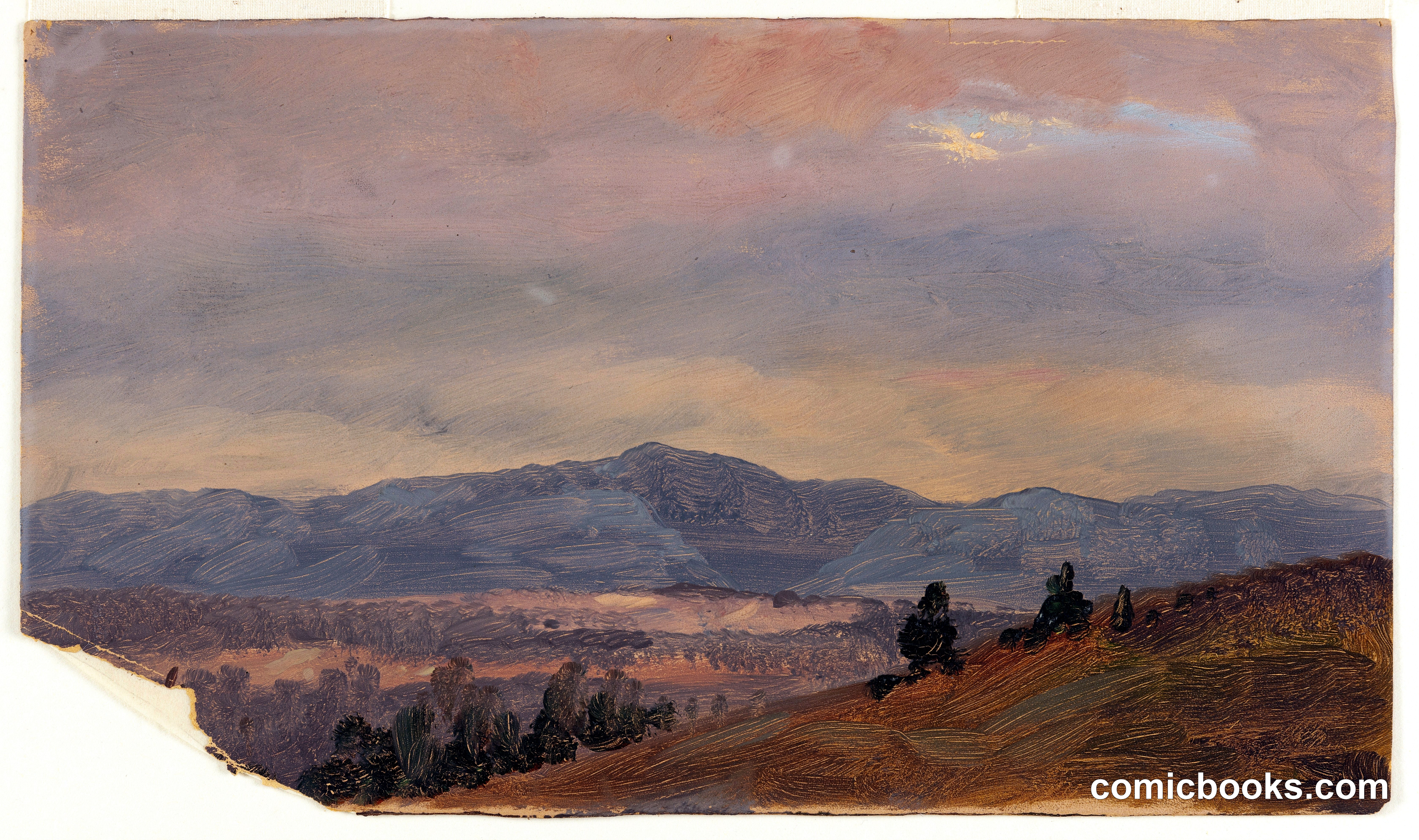 Looking toward the Catskills, Hudson, New York