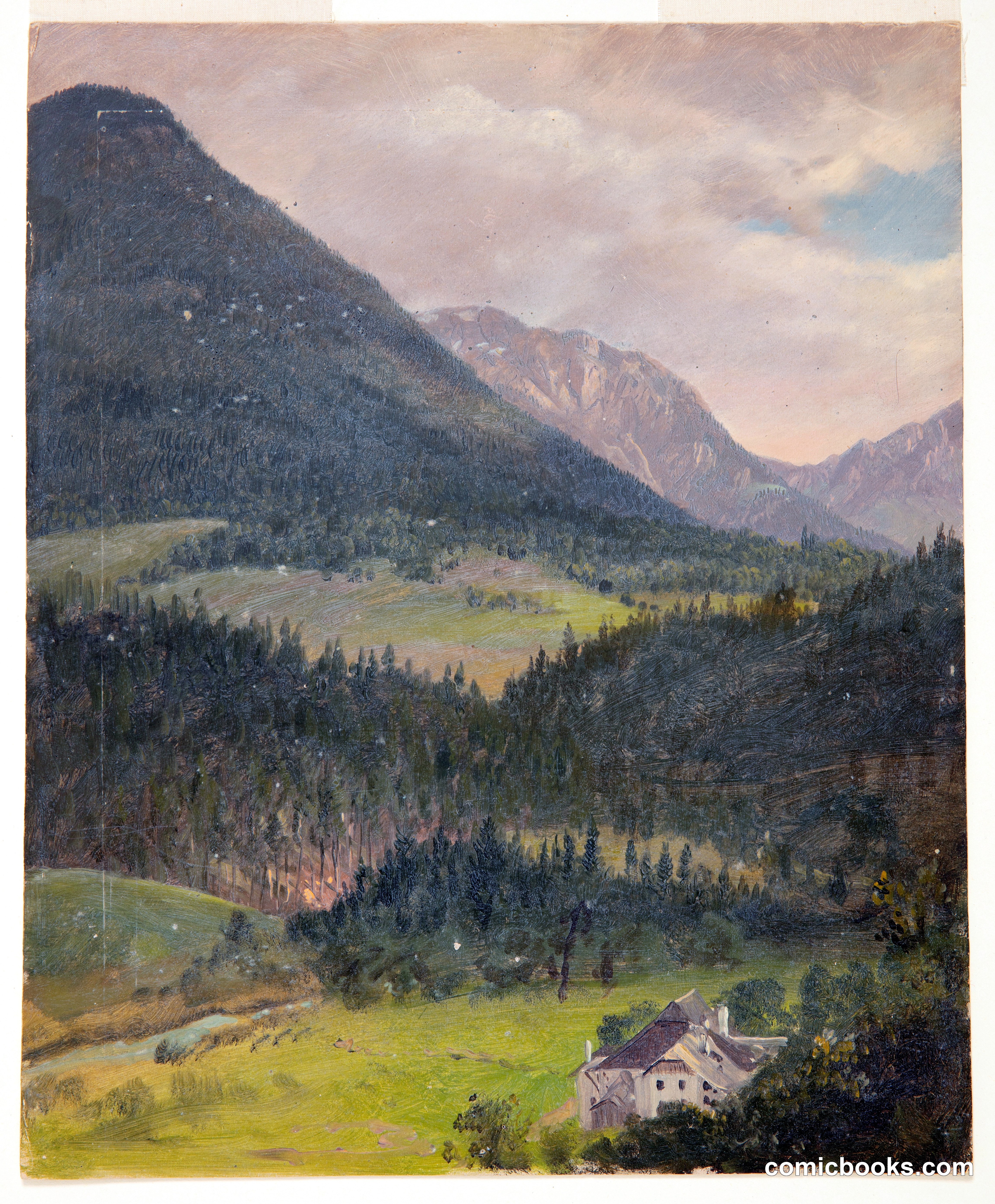 The Grünstein and Hochkalter from Berchtesgaden, Bavaria