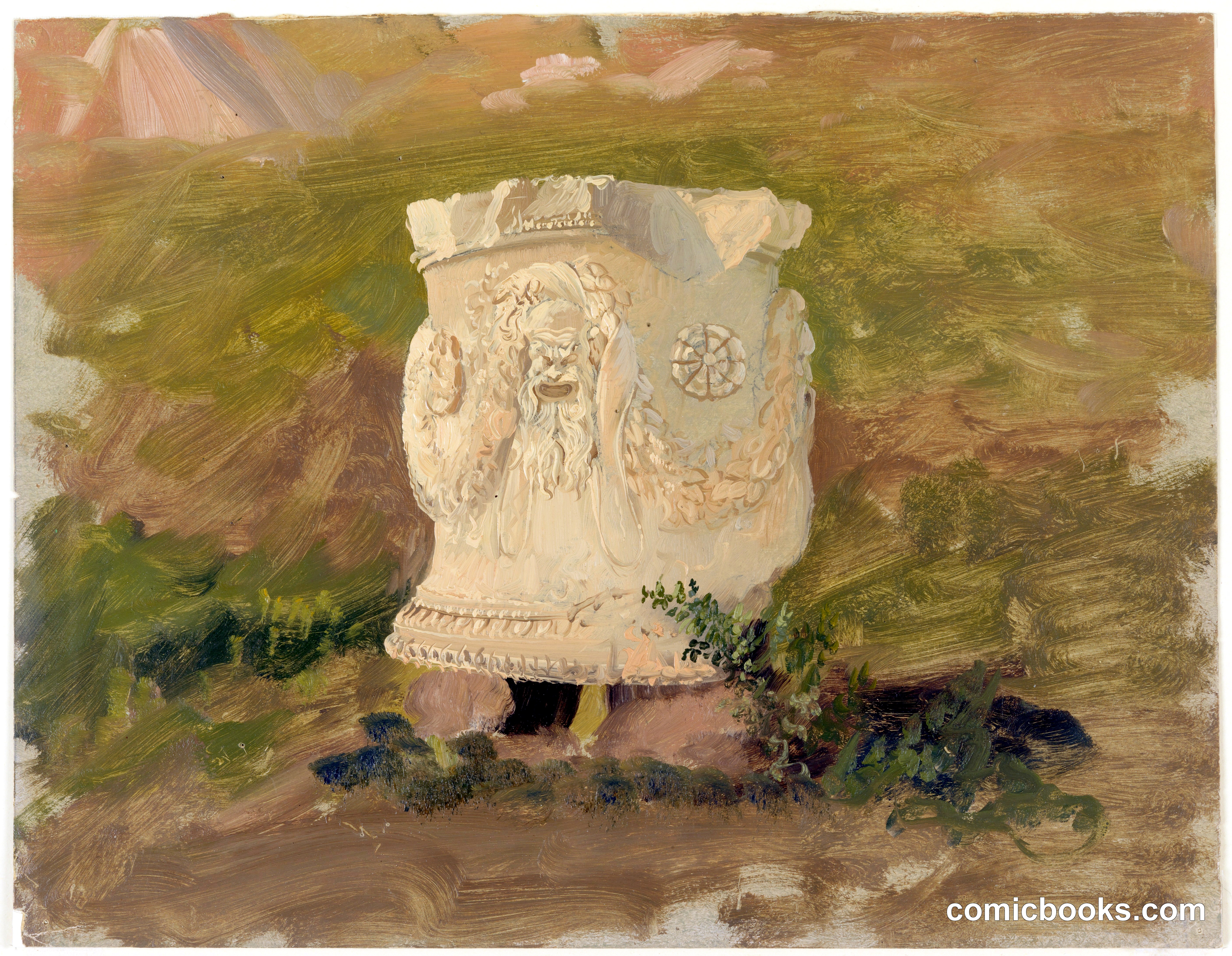 Circular Pedestal in the Dionysus Theater, Athens, Greece