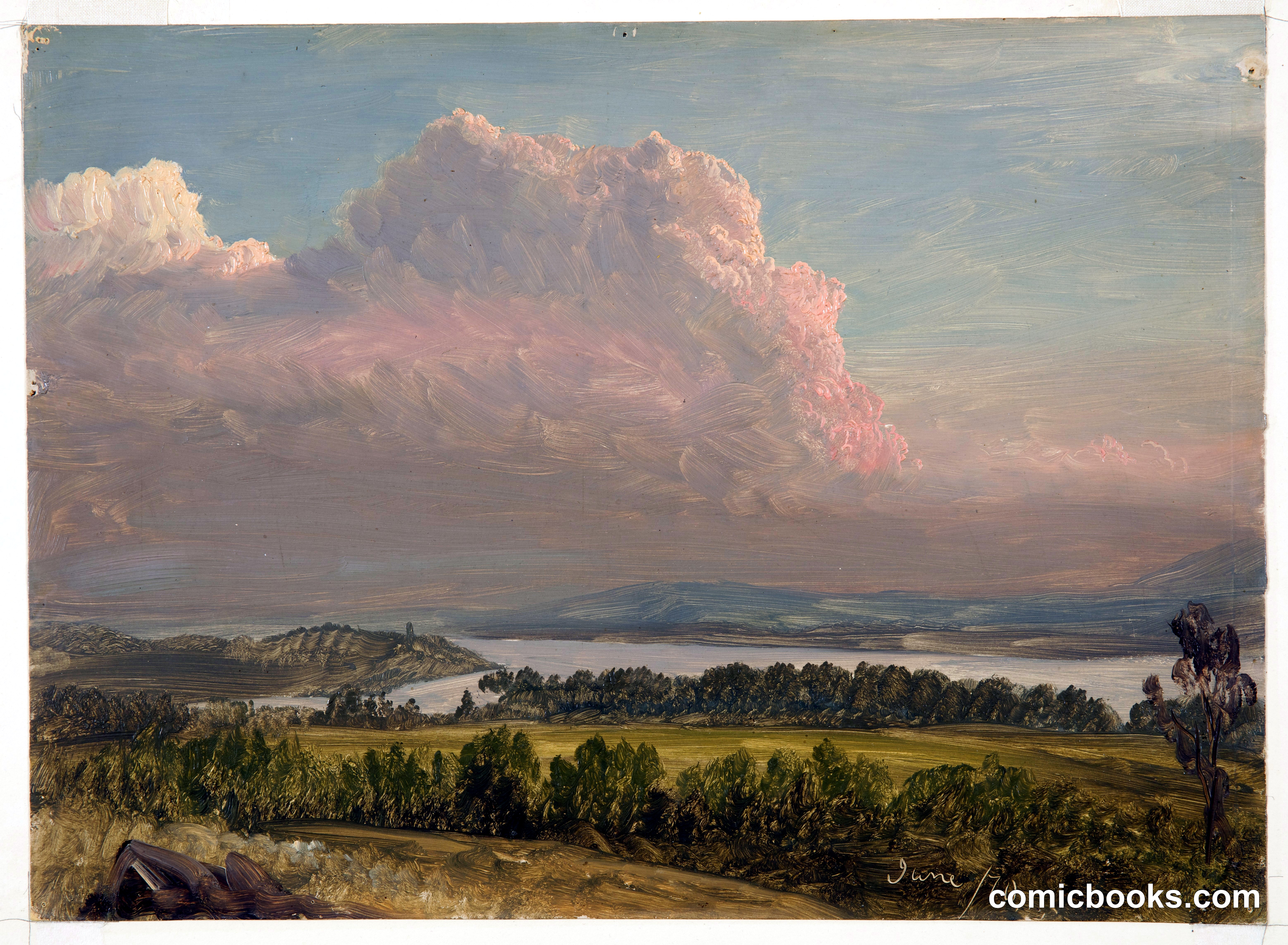 High Clouds across the Hudson