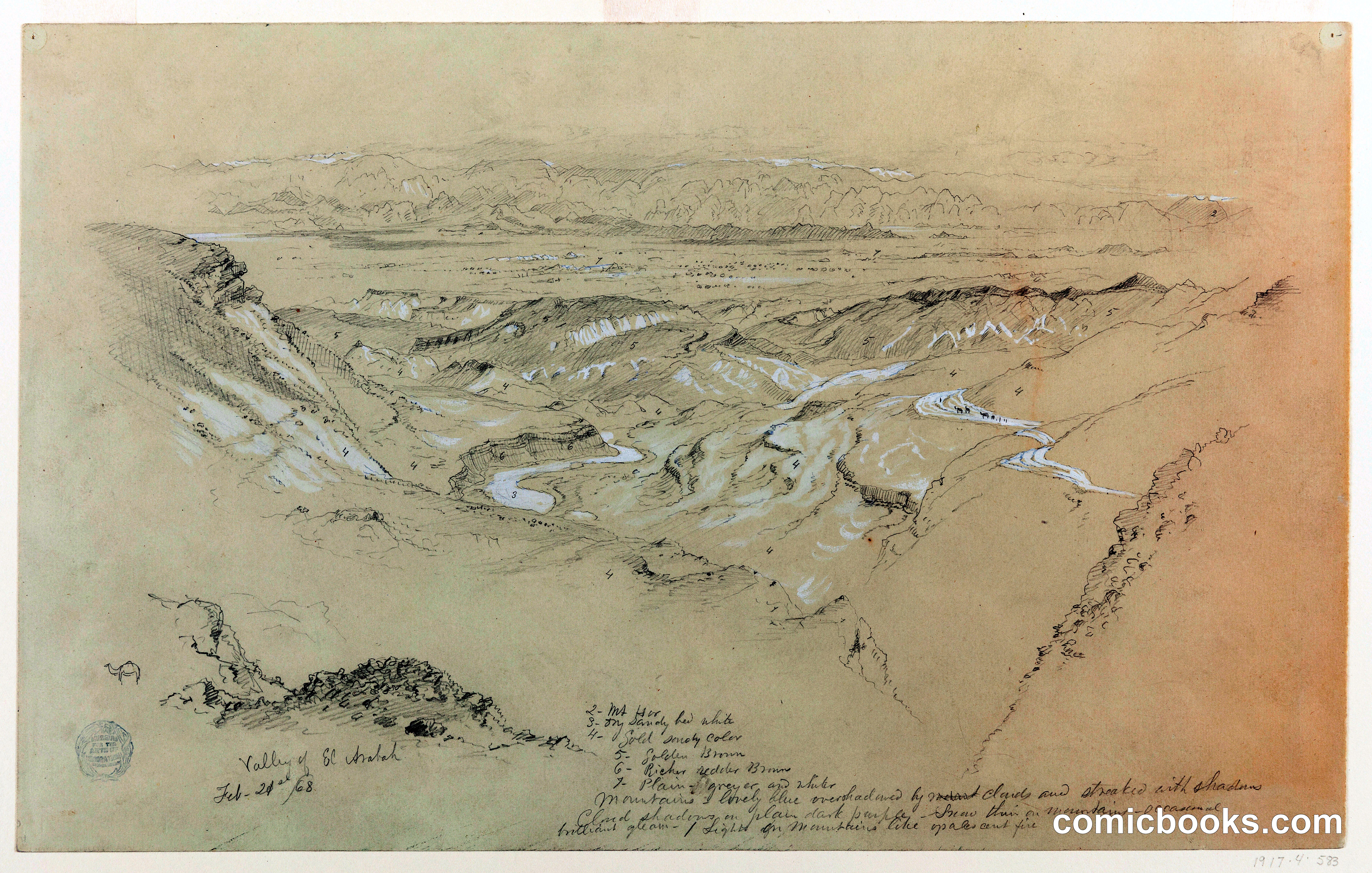 Valley of El Arabah, Palestine