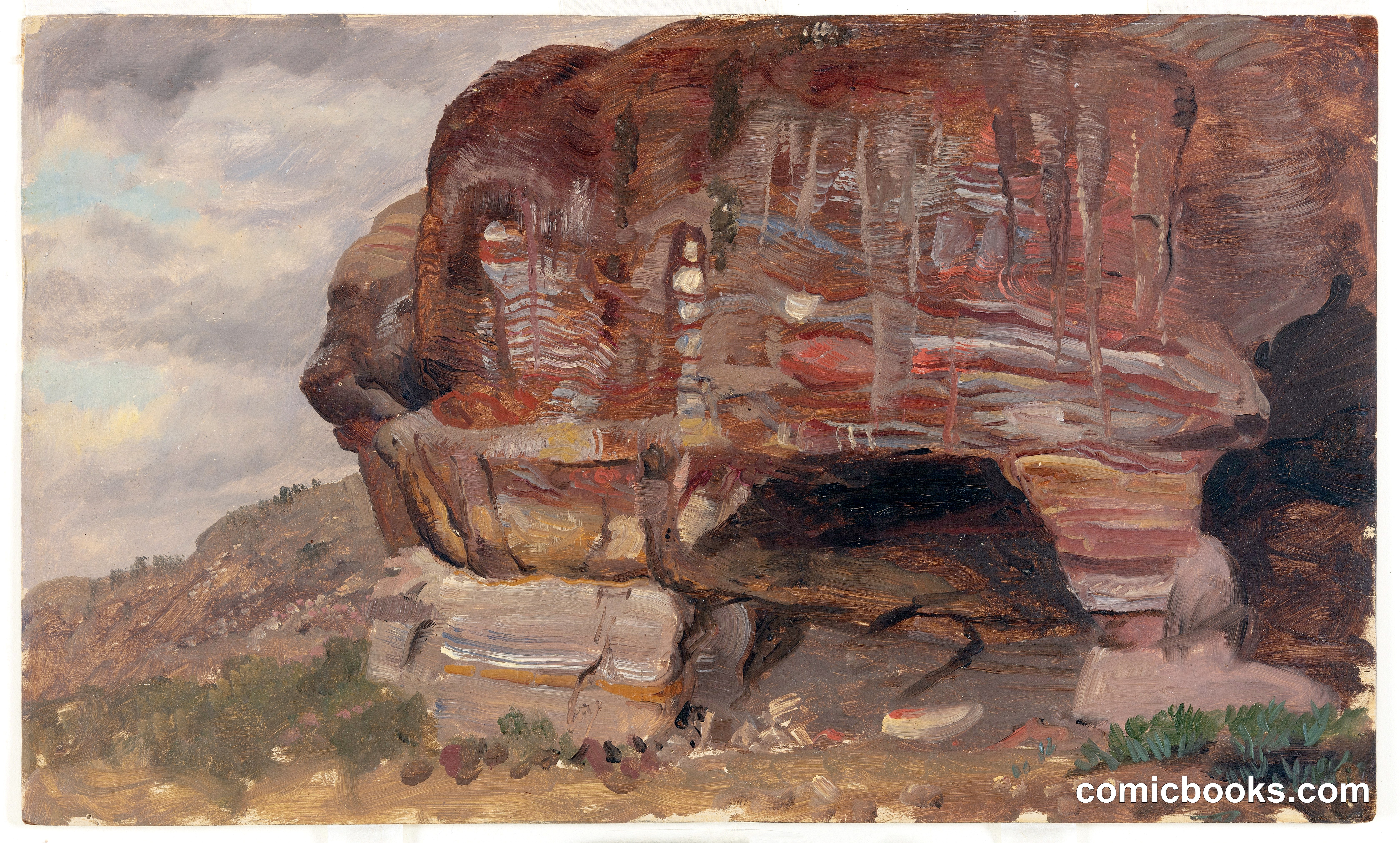 Colored Rockface, Petra, Syria (Jordan)