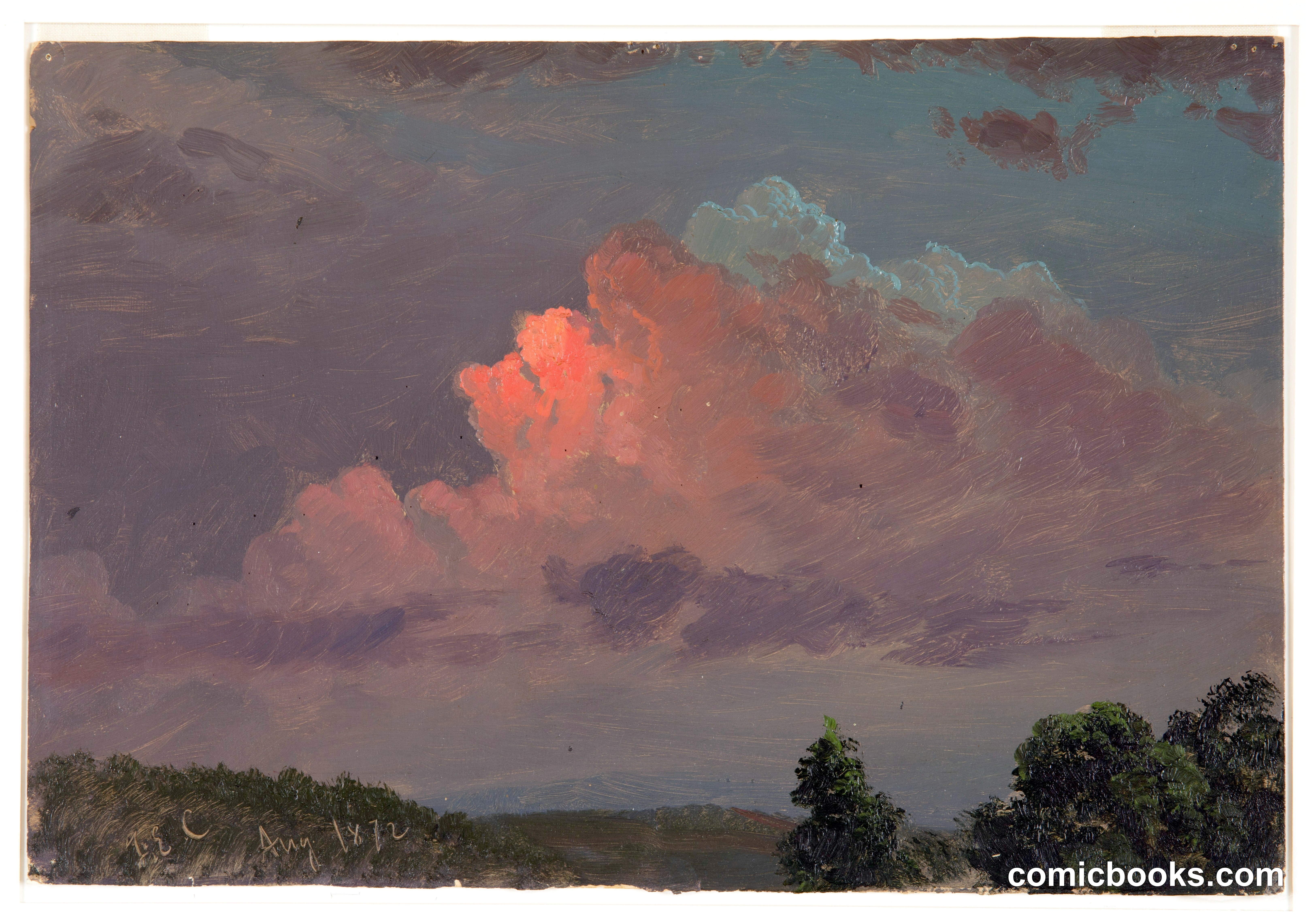Nightfall near Olana