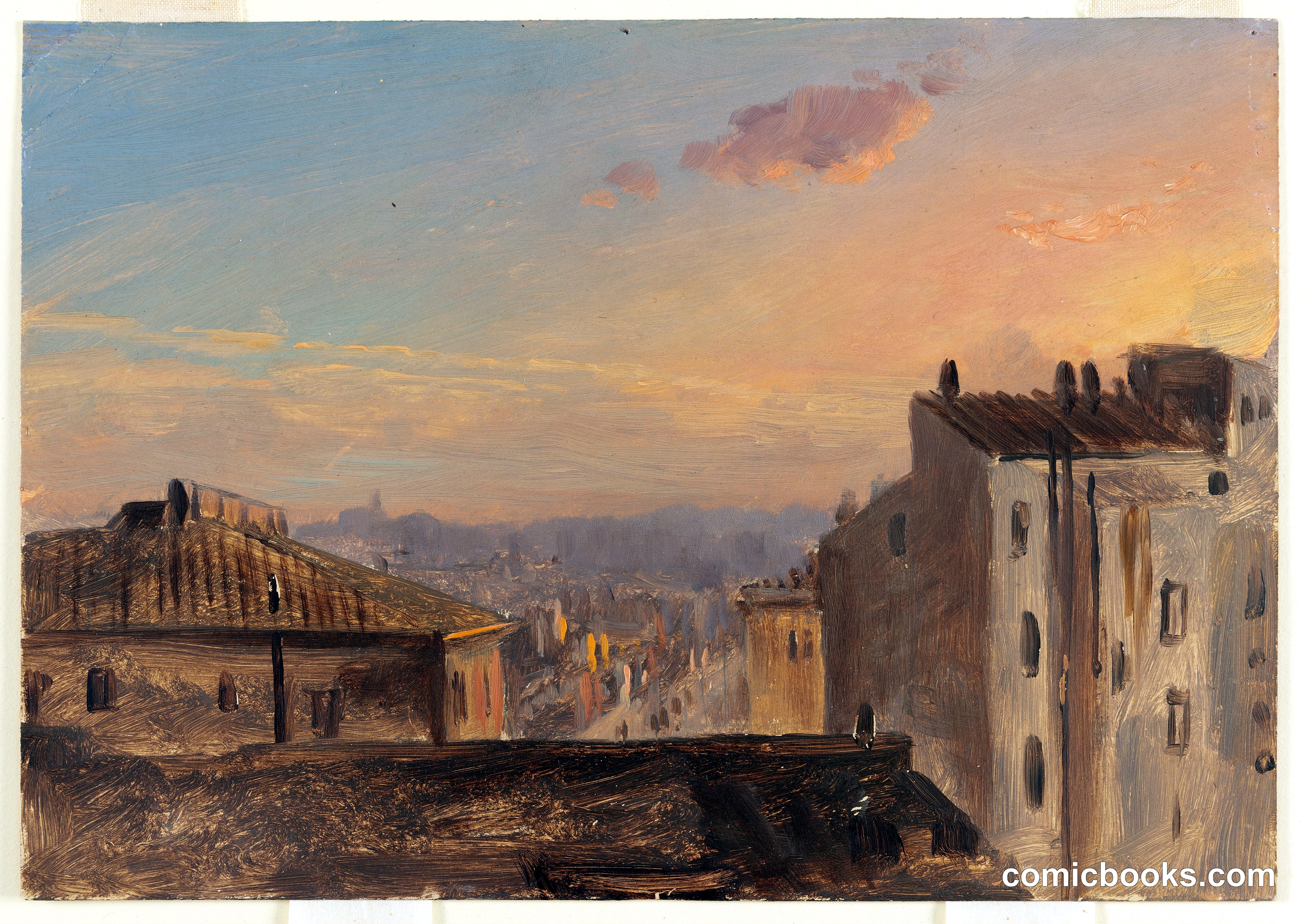 Sunset over Rome, Italy