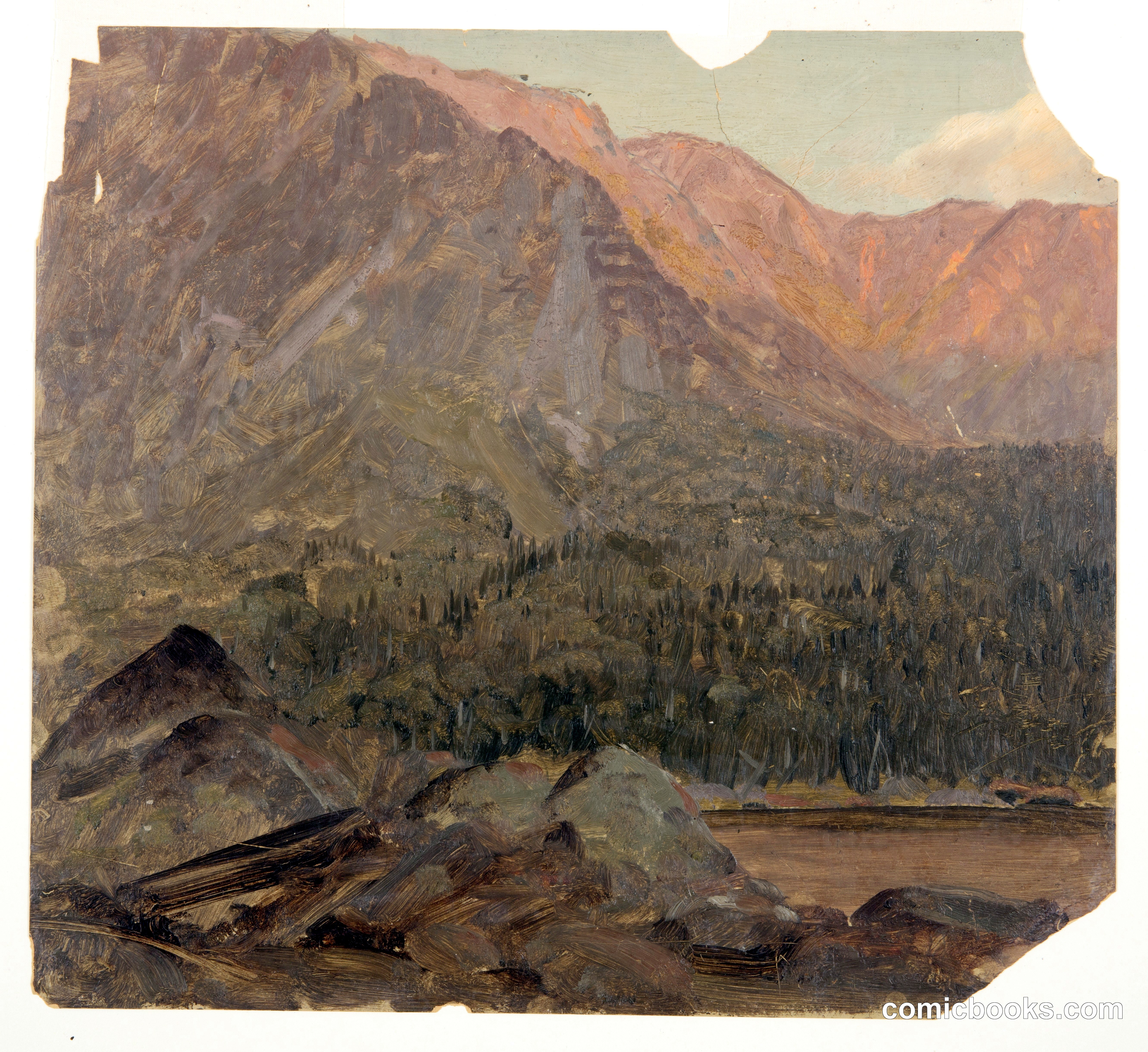 The Great Basin at Sunrise, Mt. Katahdin, Maine