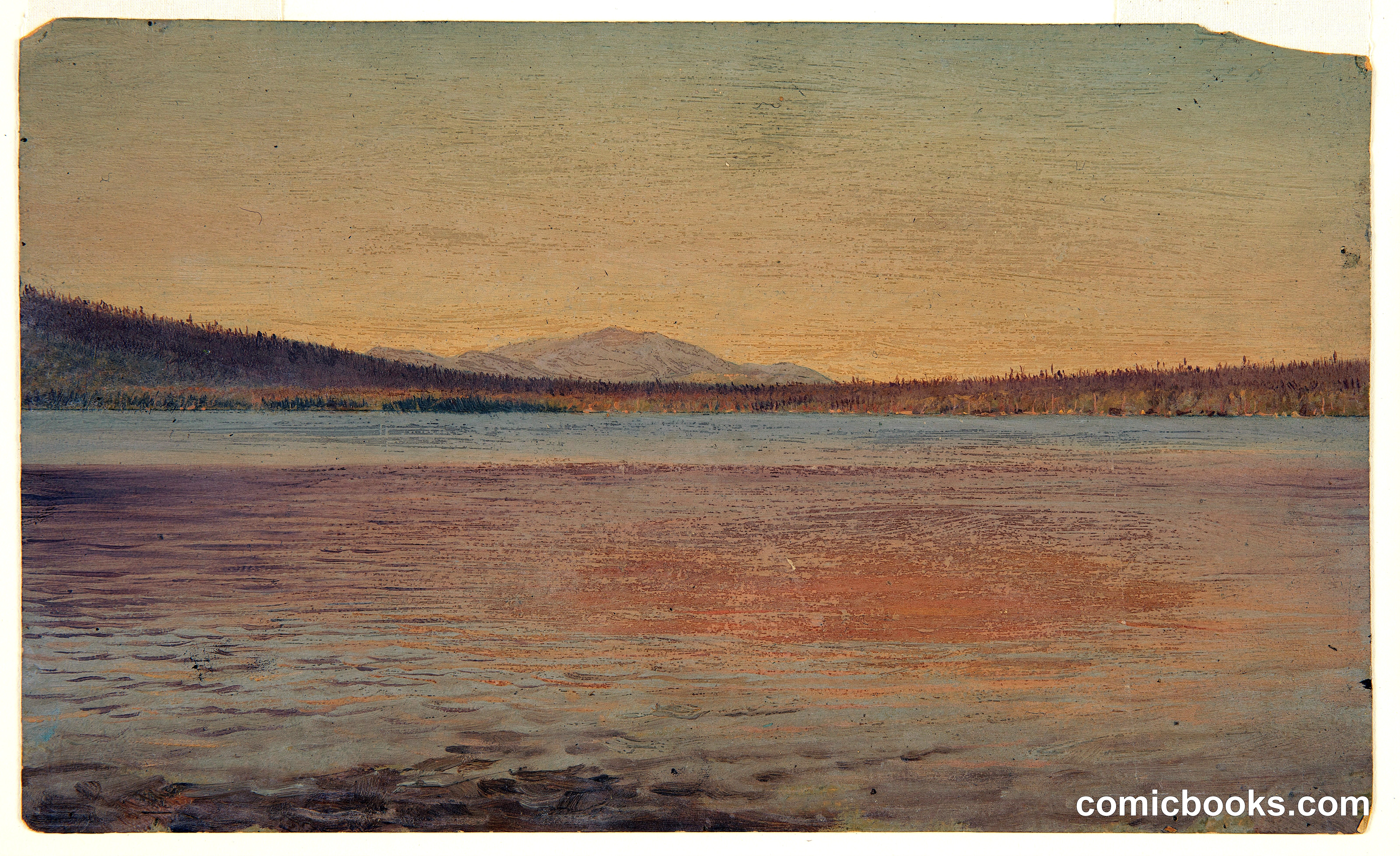The Traveler, from the South Shore of Katahdin Lake, Maine