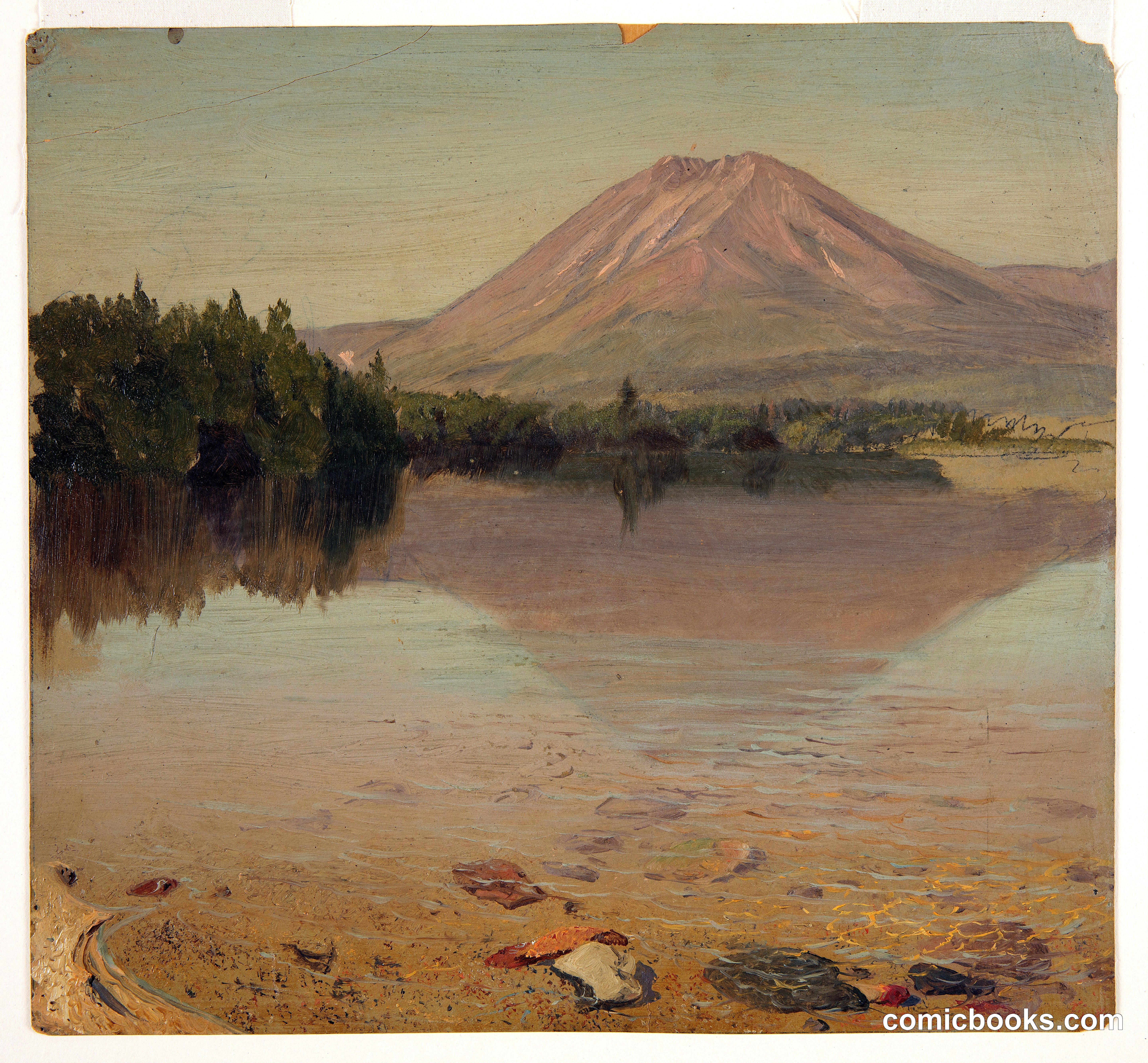 Mt. Katahdin from Katahdin Lake, Maine