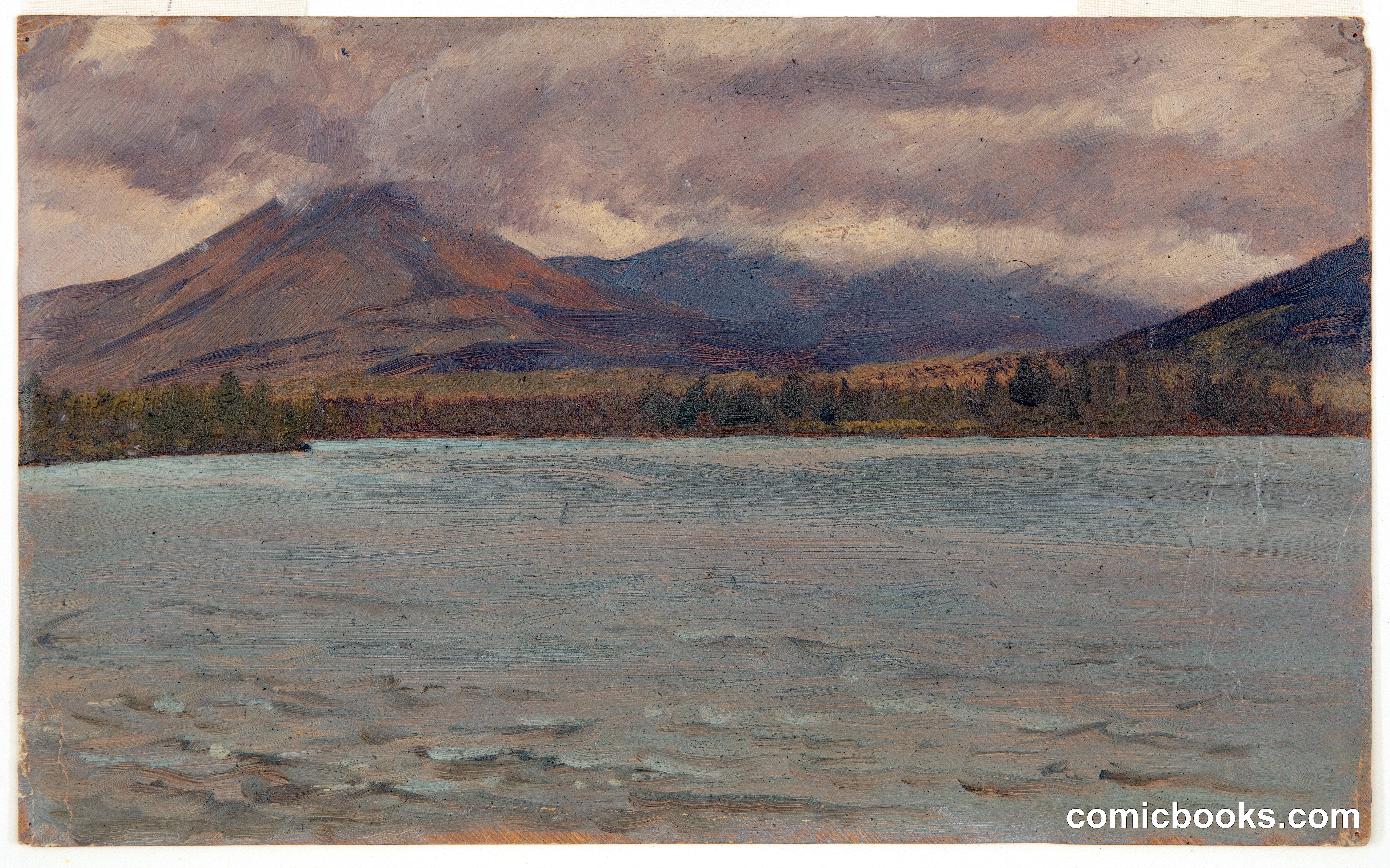Mt. Katahdin from Katahdin Lake, Maine