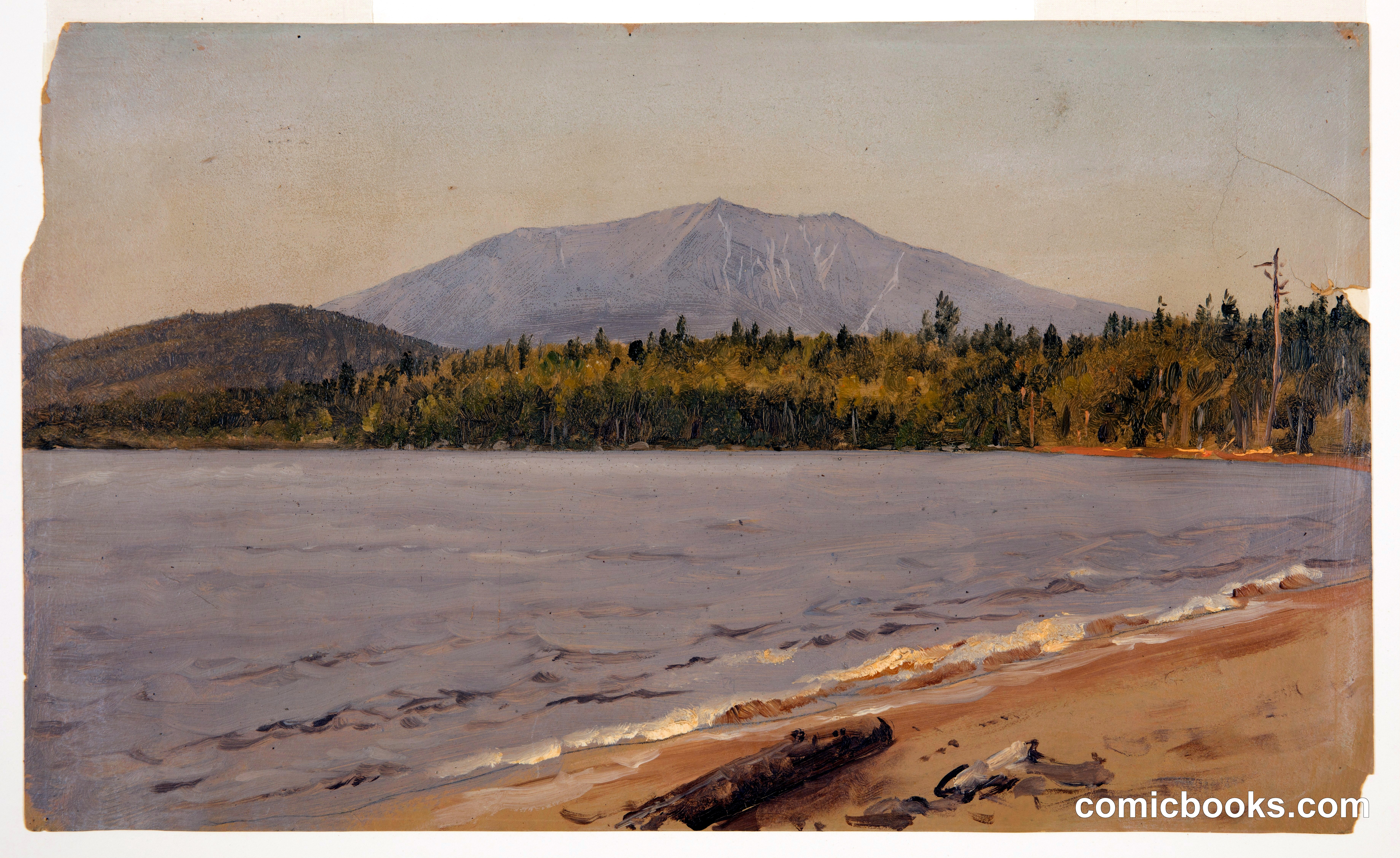 Mt. Katahdin from Lake Millinocket, Maine