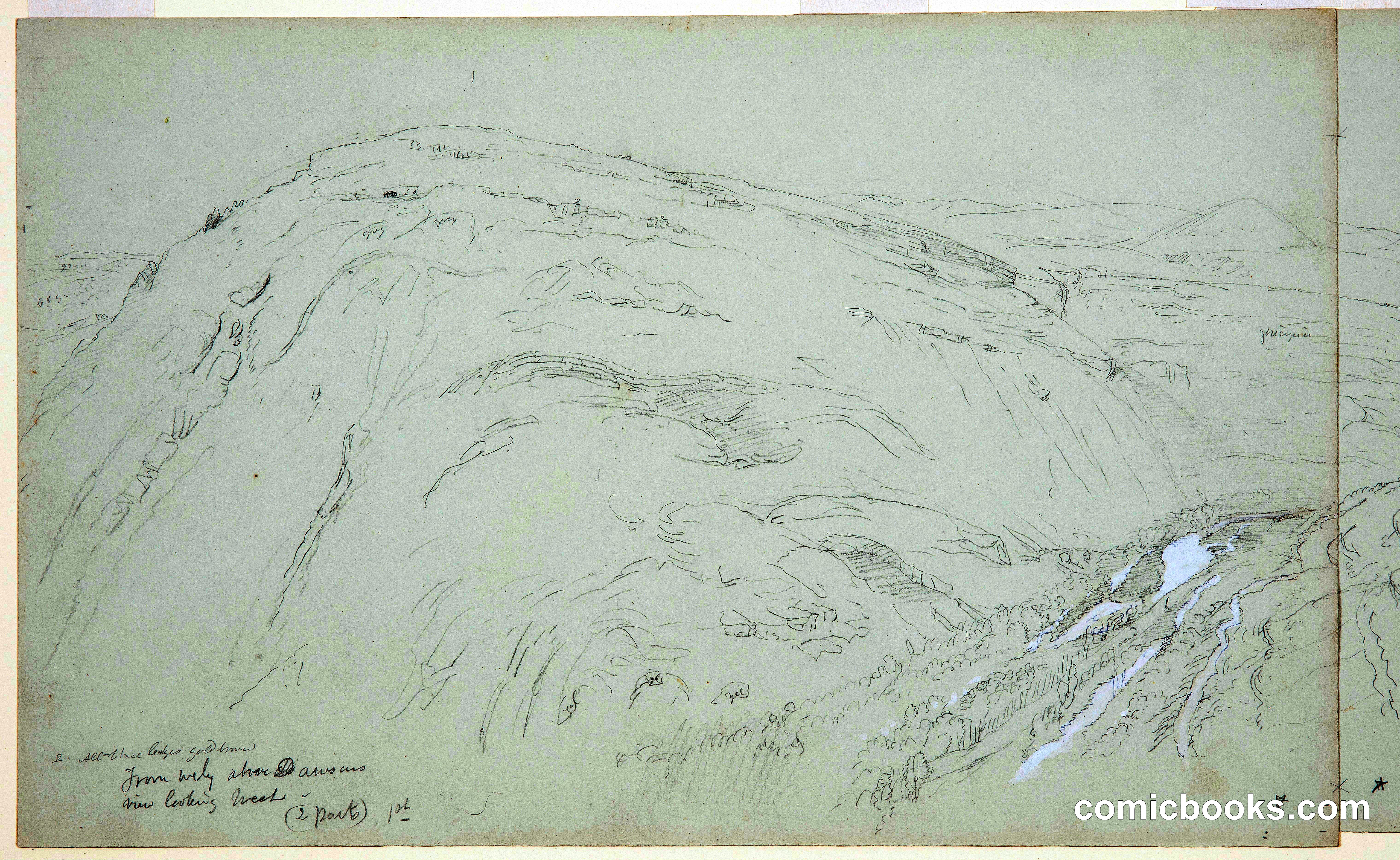 View above Wadi Barada, Syria, Part One