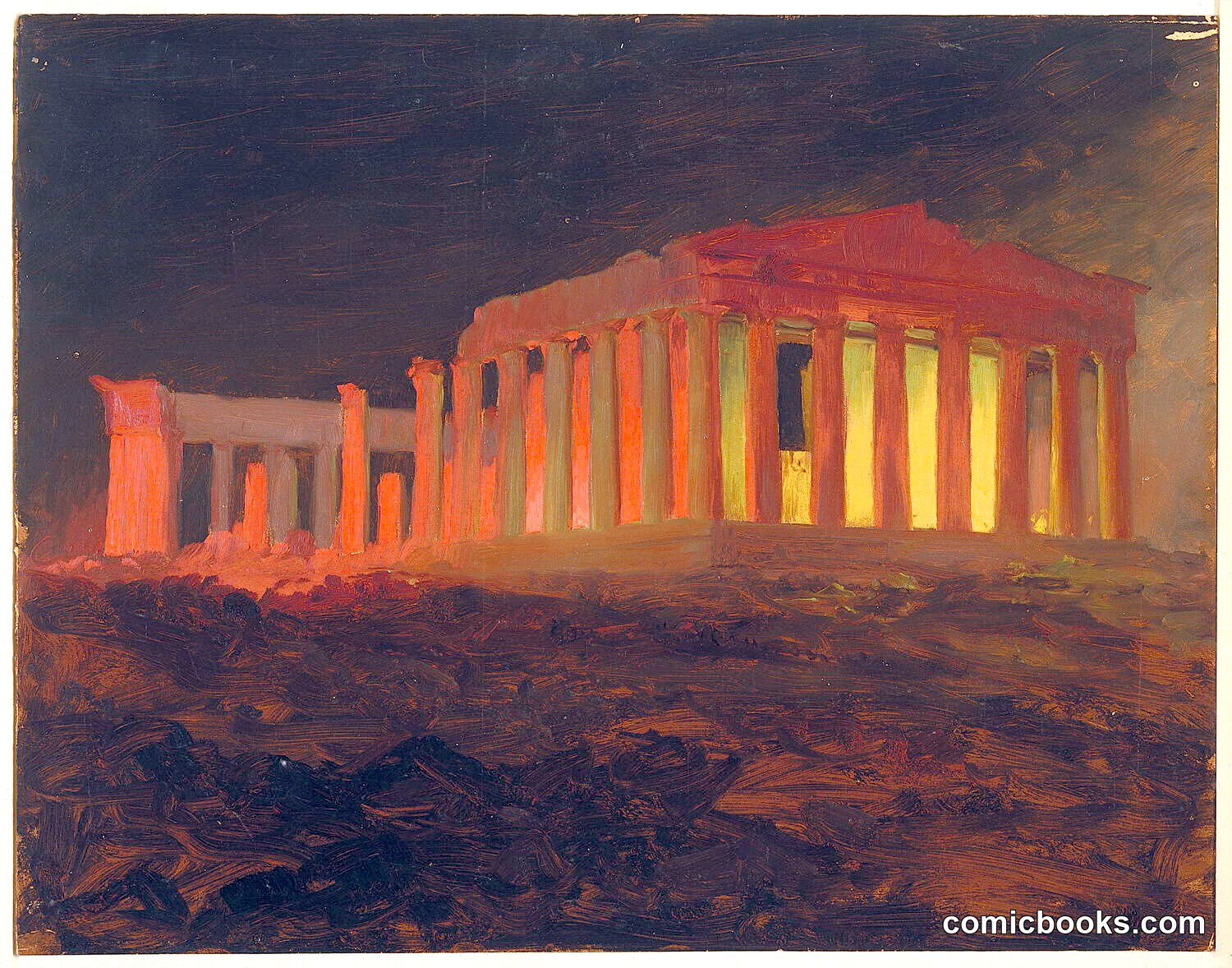 Parthenon at Night, Athens