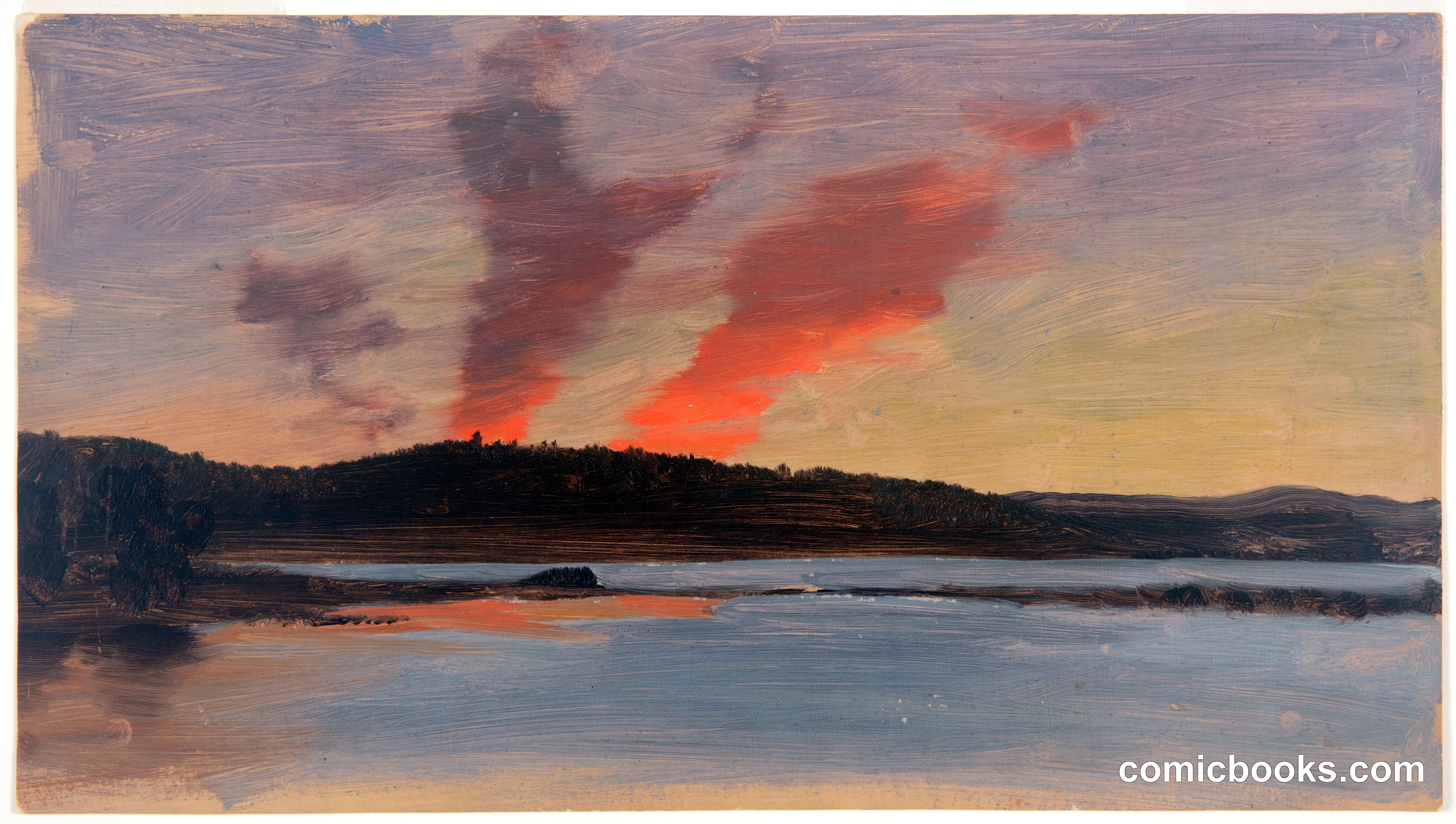 Sunset Near Bar Harbor, Maine
