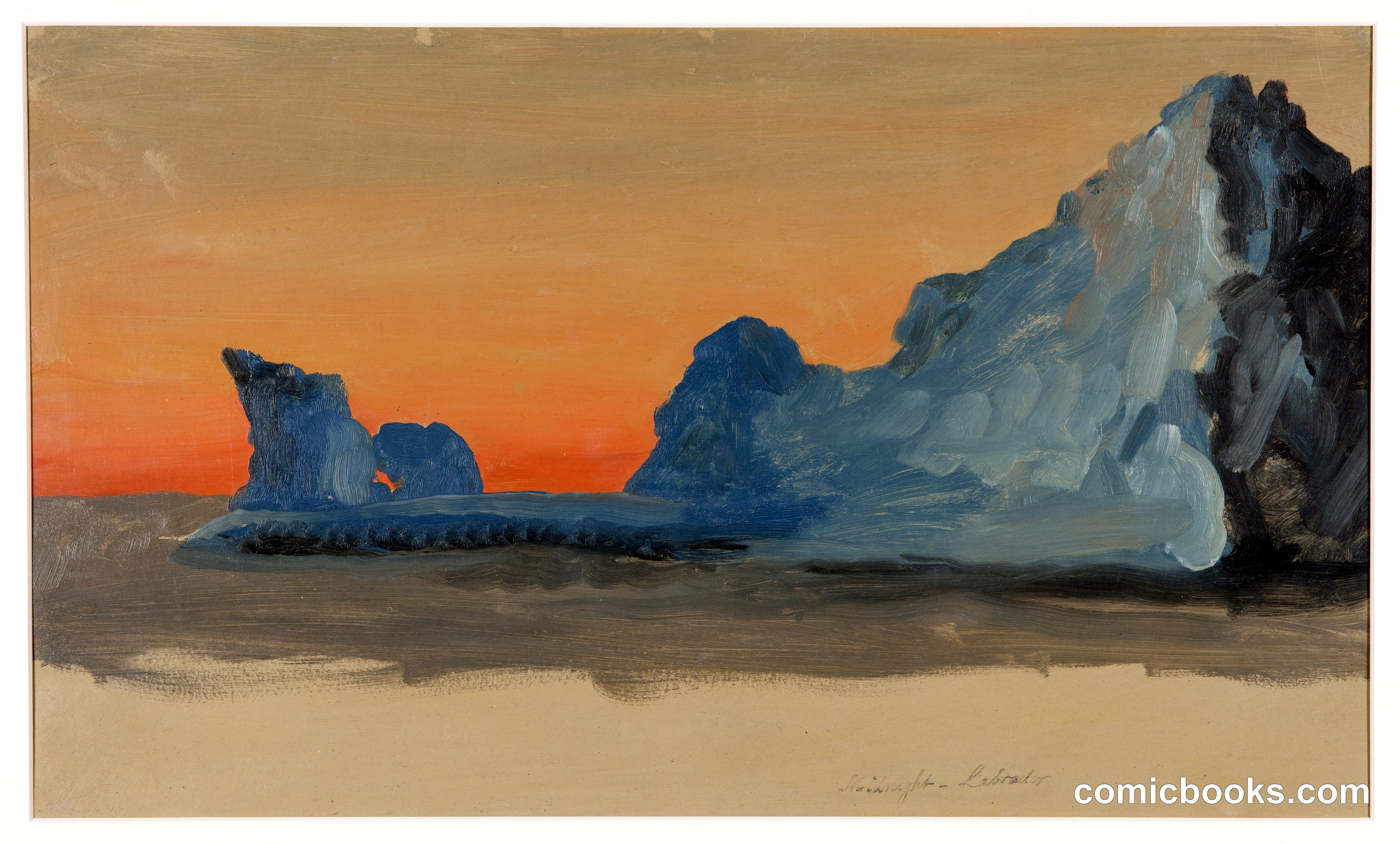 Iceberg at Midnight, Labrador