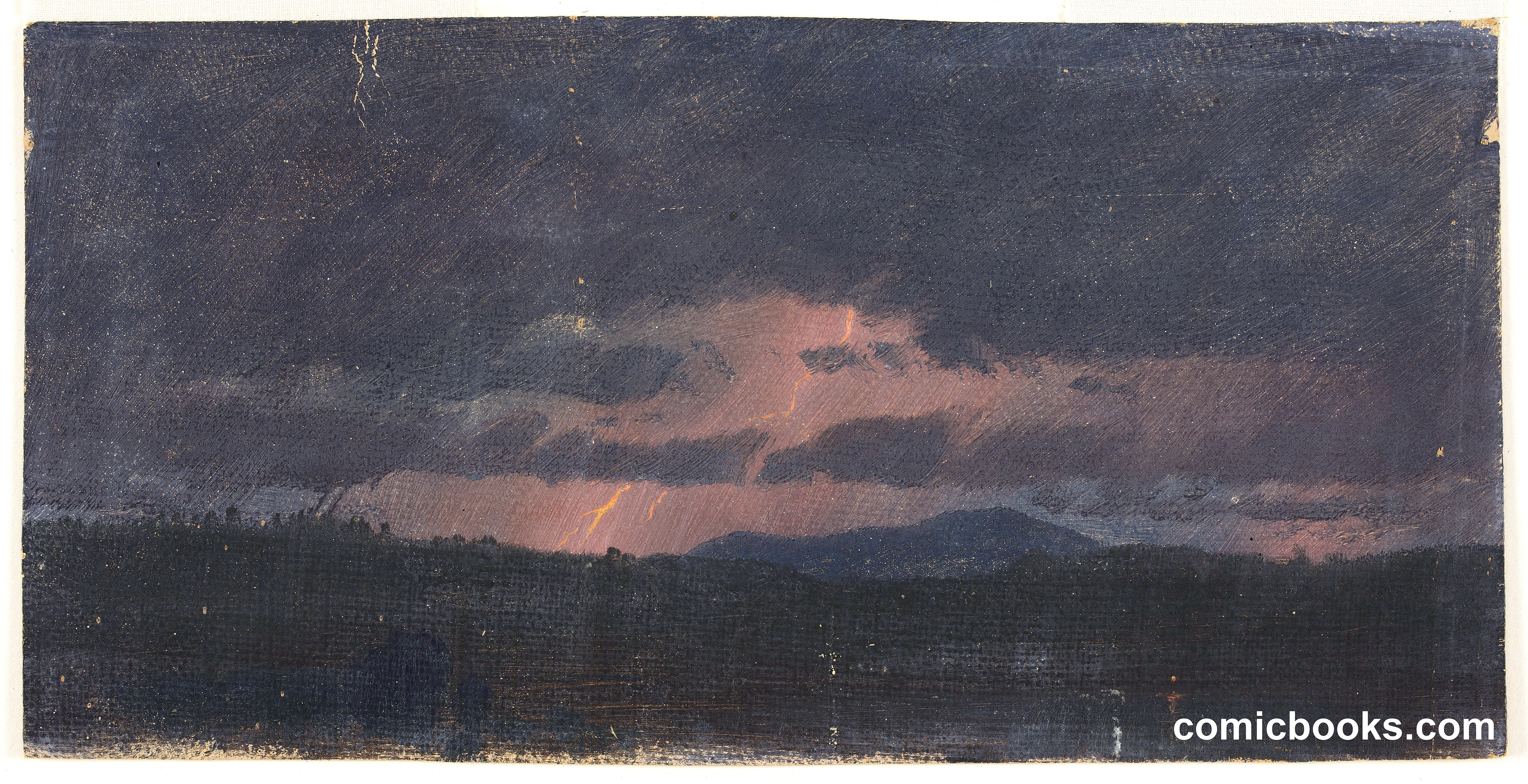 Storm over the Hudson Valley, Hudson, New York