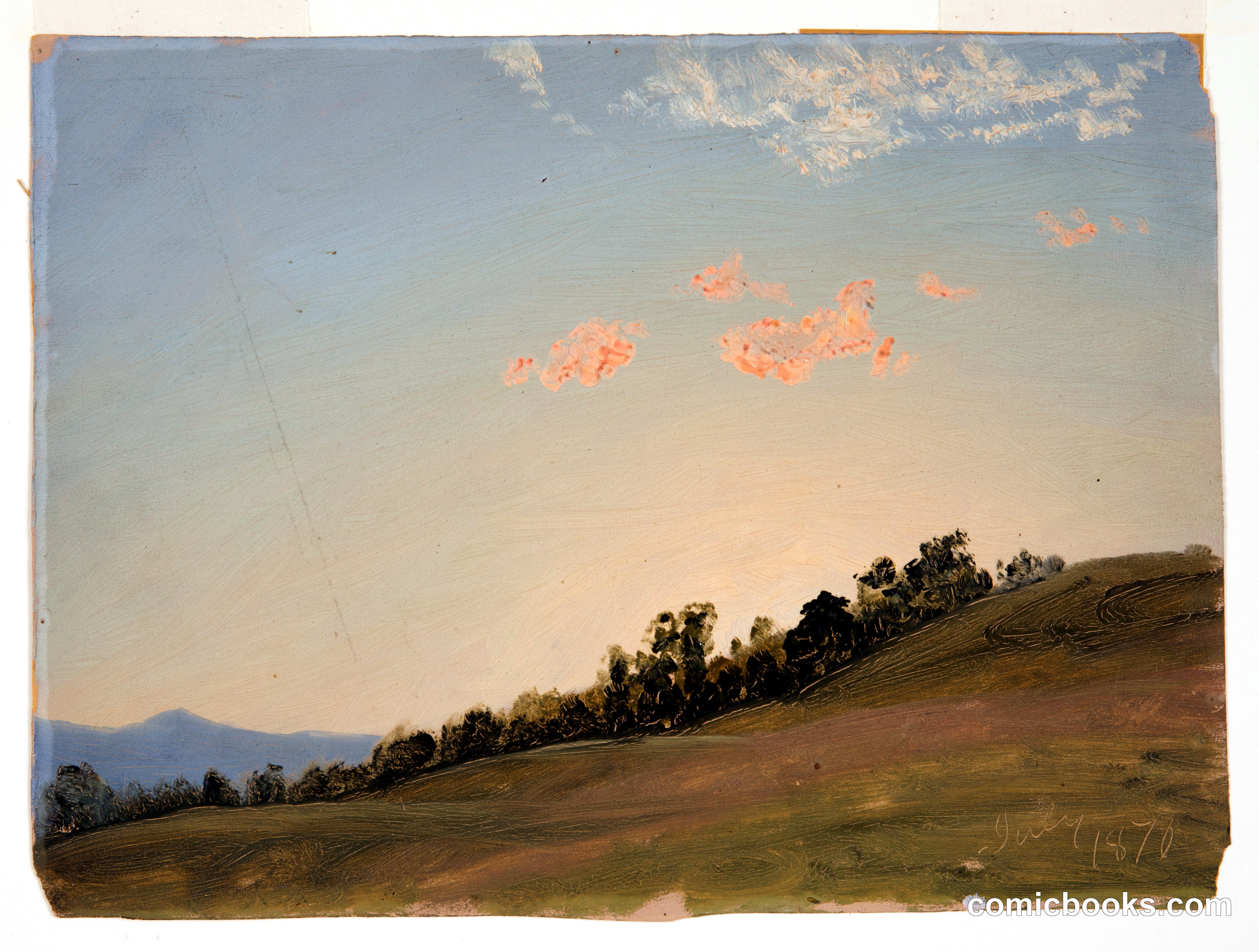 Hillside at Sunset, Hudson, New York
